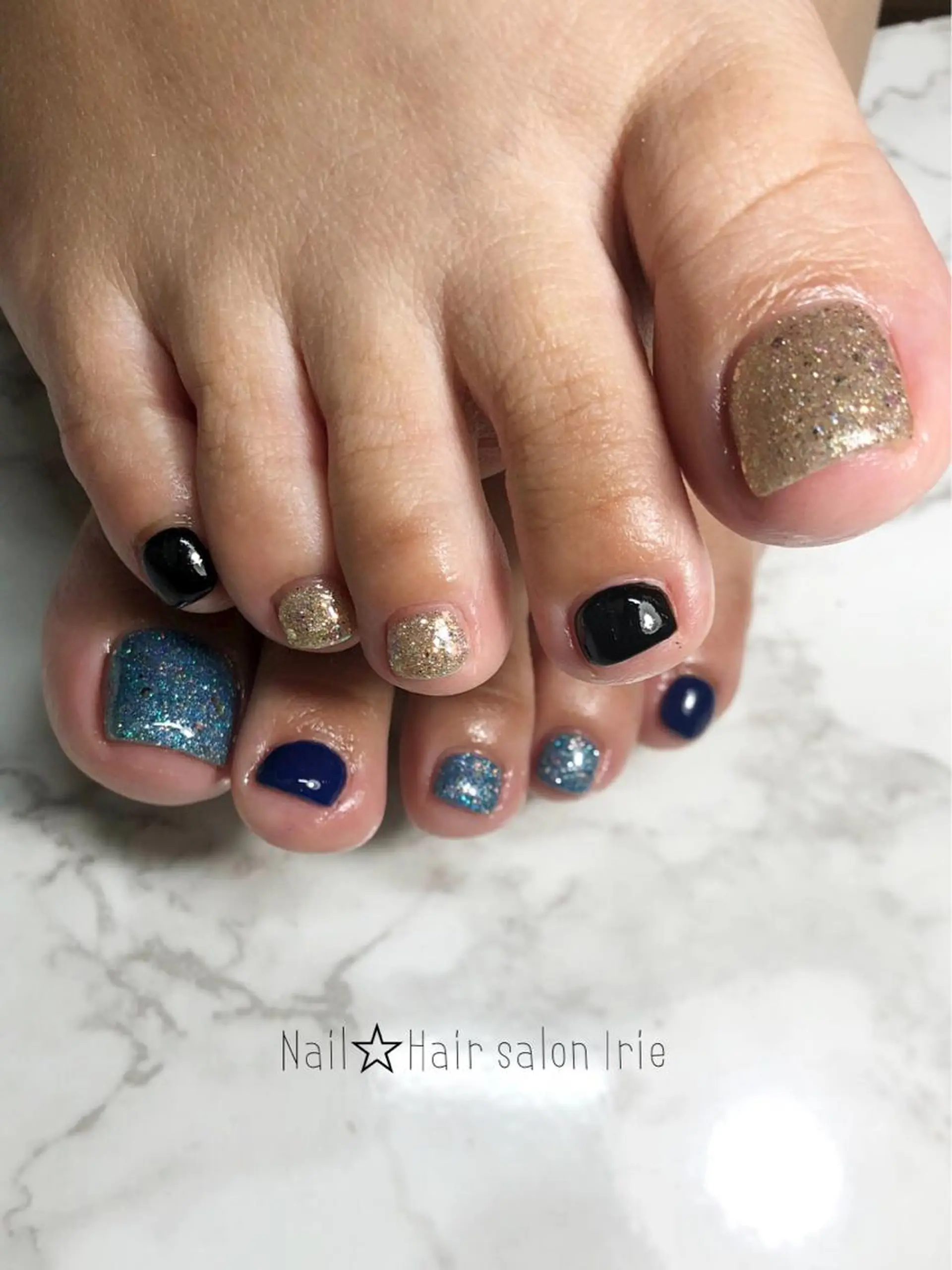 ネイル フットネイル Hair salon Irie所属・與儀 知佳のネイルデザイン