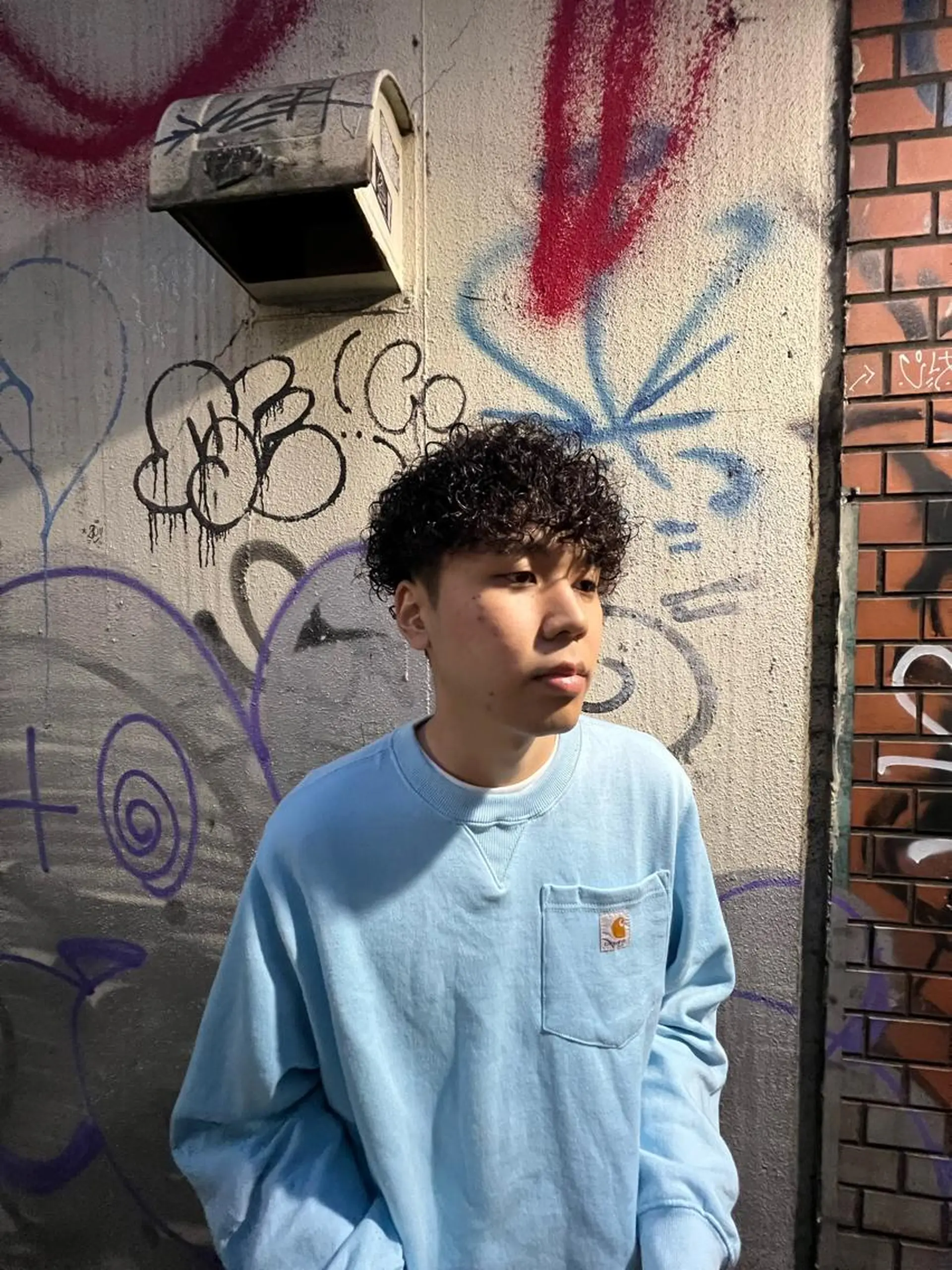 パーマ メンズ メンズスタイリスト リュウジのヘアスタイル