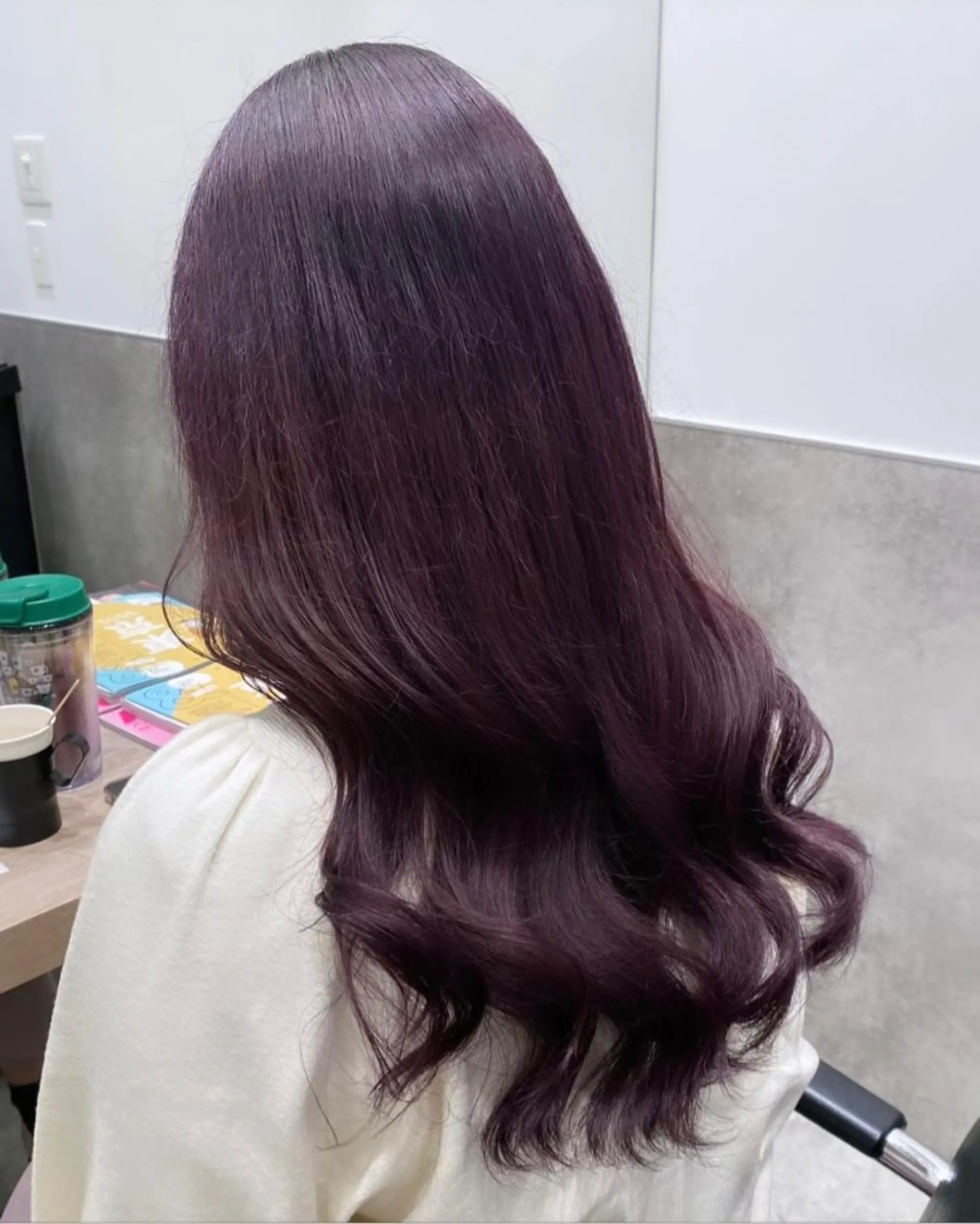 セミロング カラー 💗ガーリーヘア🎀 saki💗のヘアスタイル