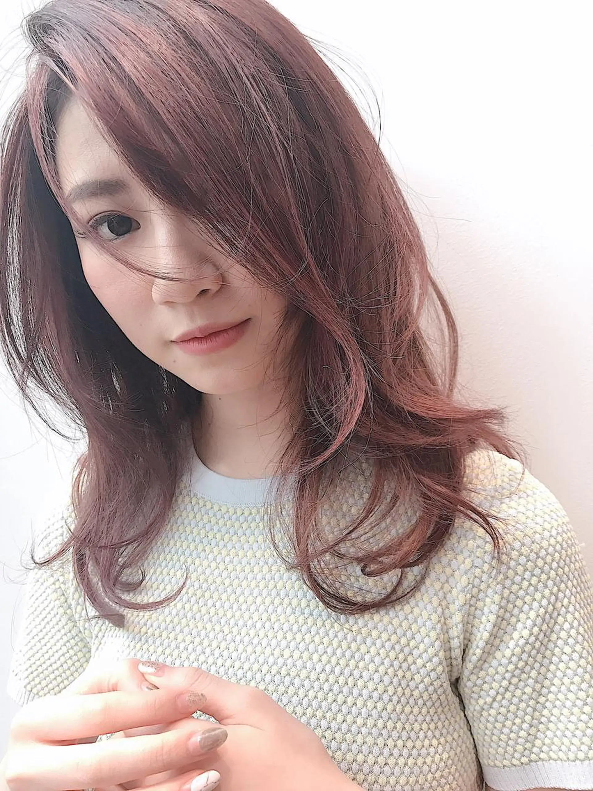 セミロング セミロングパーマ Lond enikaのヘアスタイル