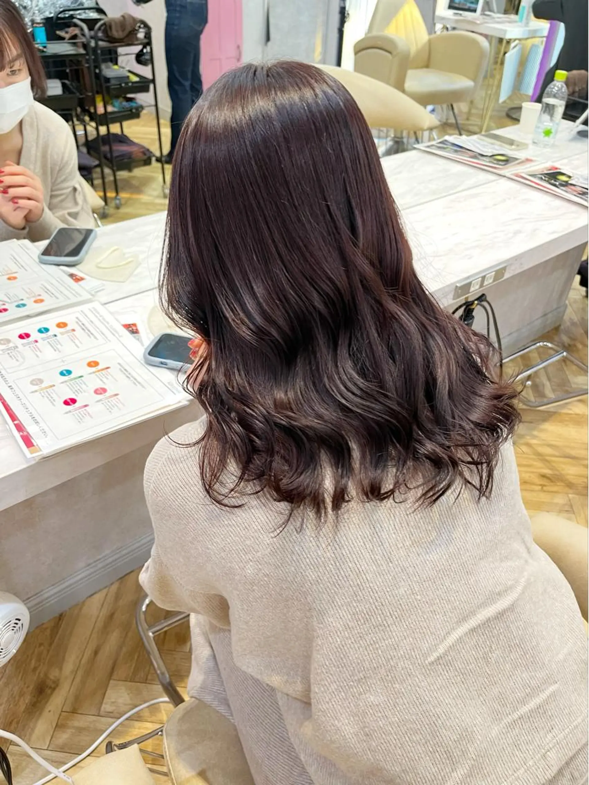 ロング カラー ヘアカラー トリートメント enn to yuu所属・髪質改善&大人ボブ ♡KURENAのヘアスタイル