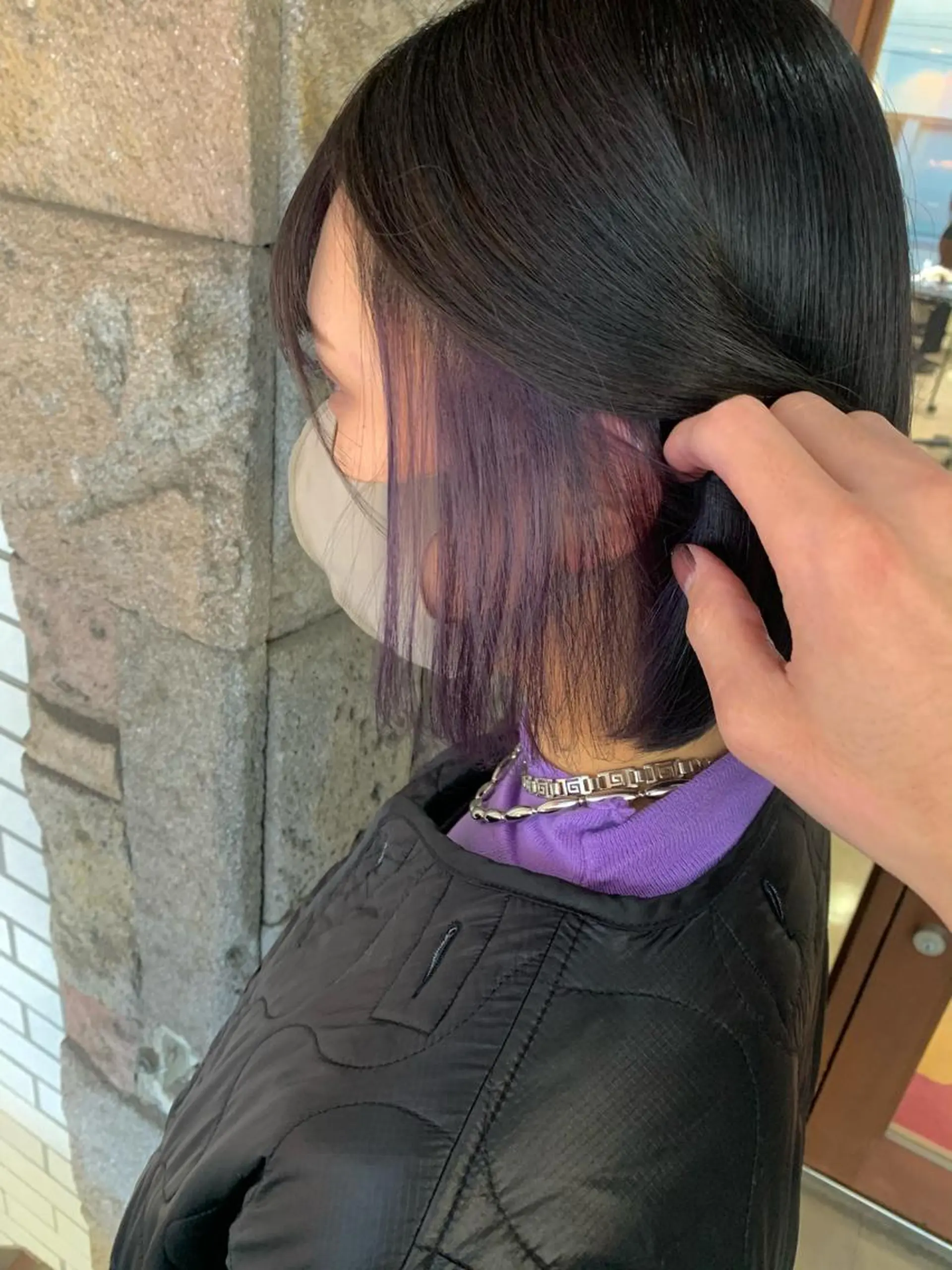 ショート カラー アッシュ ラベンダーカラー ラベンダーアッシュ カット ヘアカラー オージュアソムリエ DAIKI⭐️のヘアスタイル