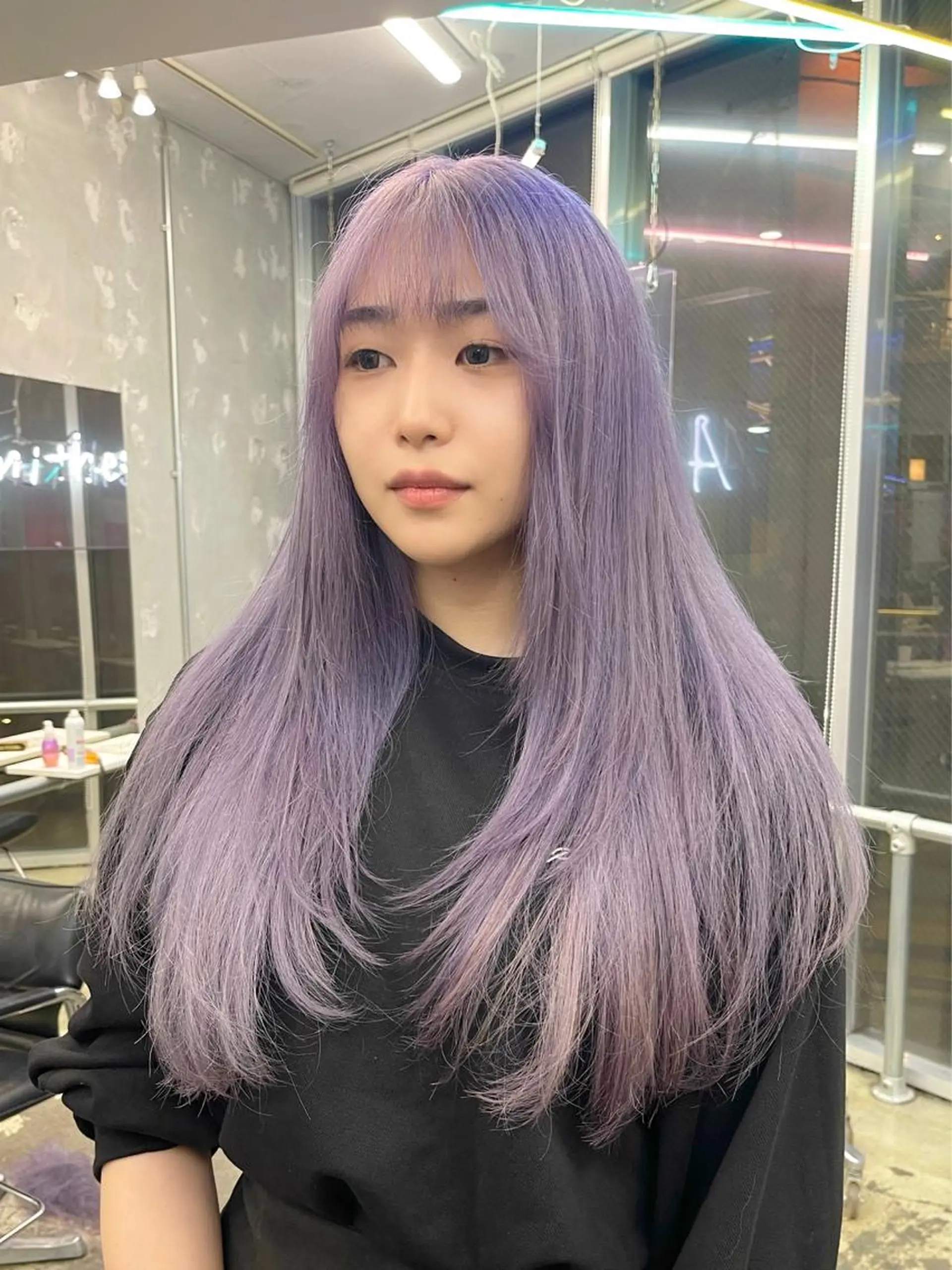 ロング カラー ヘアカラー トリートメント レイヤーカットとハイ トーン/HIROKIのヘアスタイル