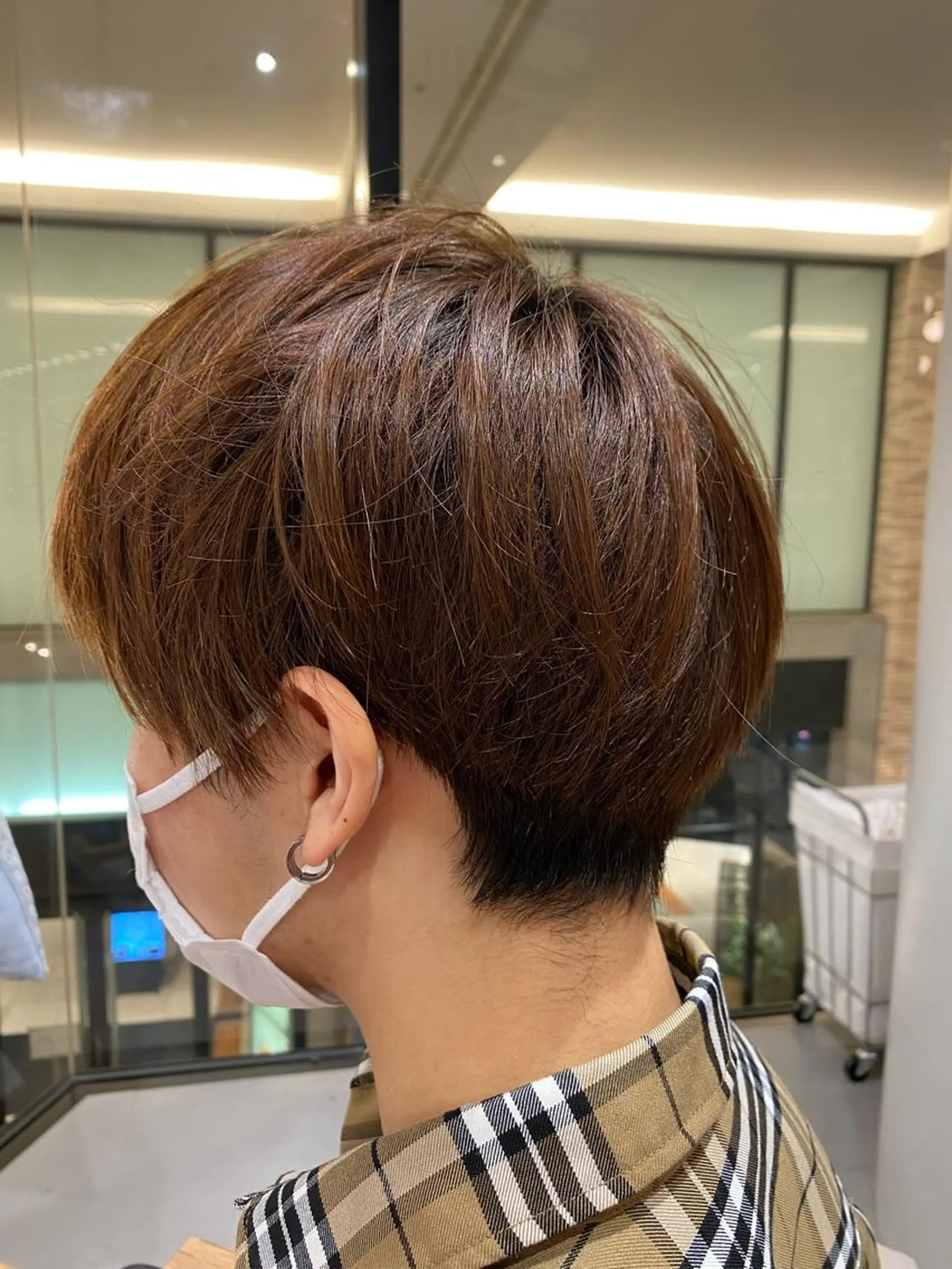 ショート カラー メンズ メンズブリーチ ブリーチ ダブルカラー ブリーチなしカラー unopulir   茶屋町店所属・unopulir 景山　凌のヘアスタイル