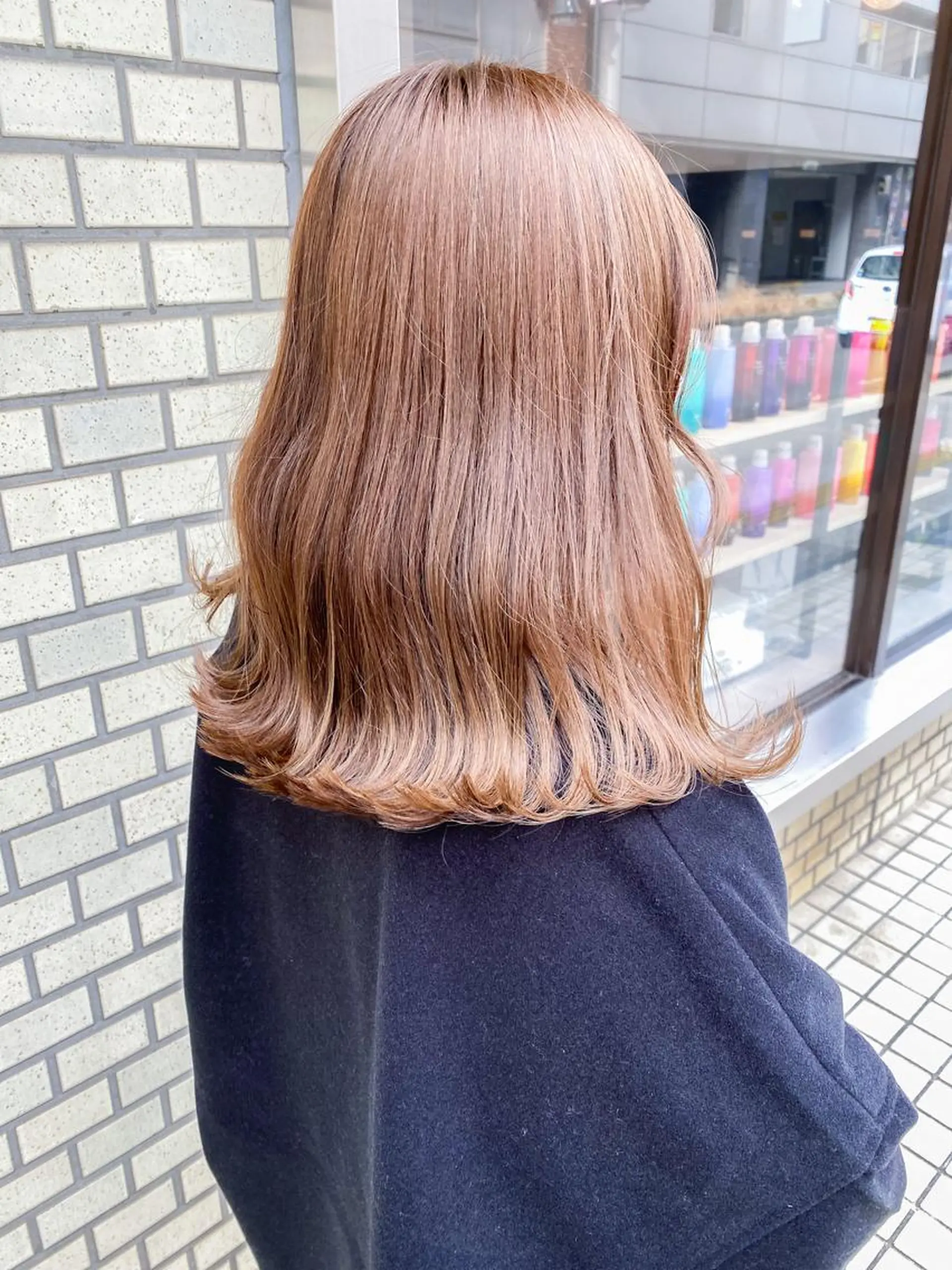 ミディアム カラー 韓国風スタイル 🍓MIZUKI🍓のヘアスタイル