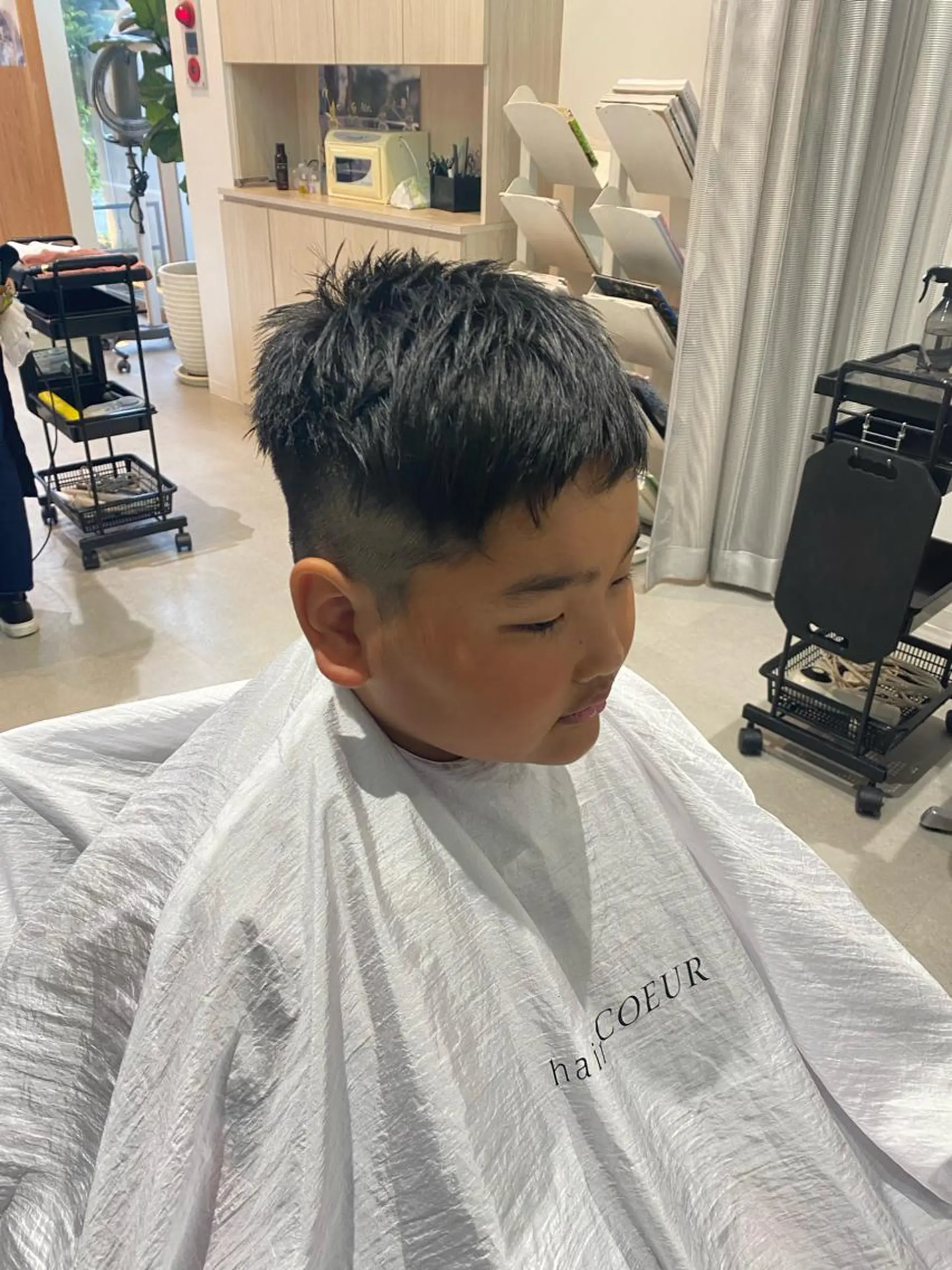 メンズ フェードカット hair S.coeur emu所属・黒木 日那のヘアスタイル