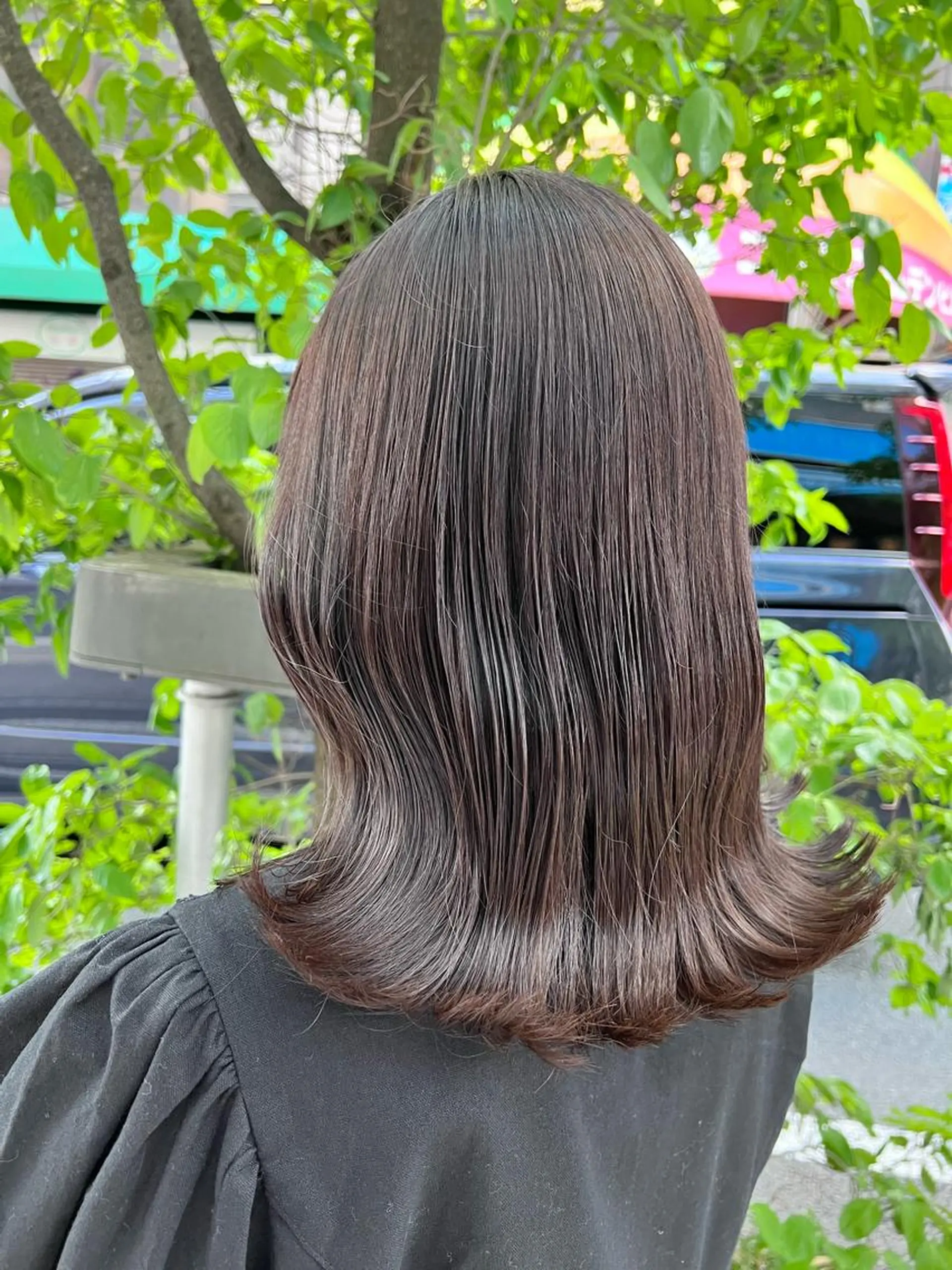 ミディアム カラー クロダ アカネのマツエク・マツパデザイン