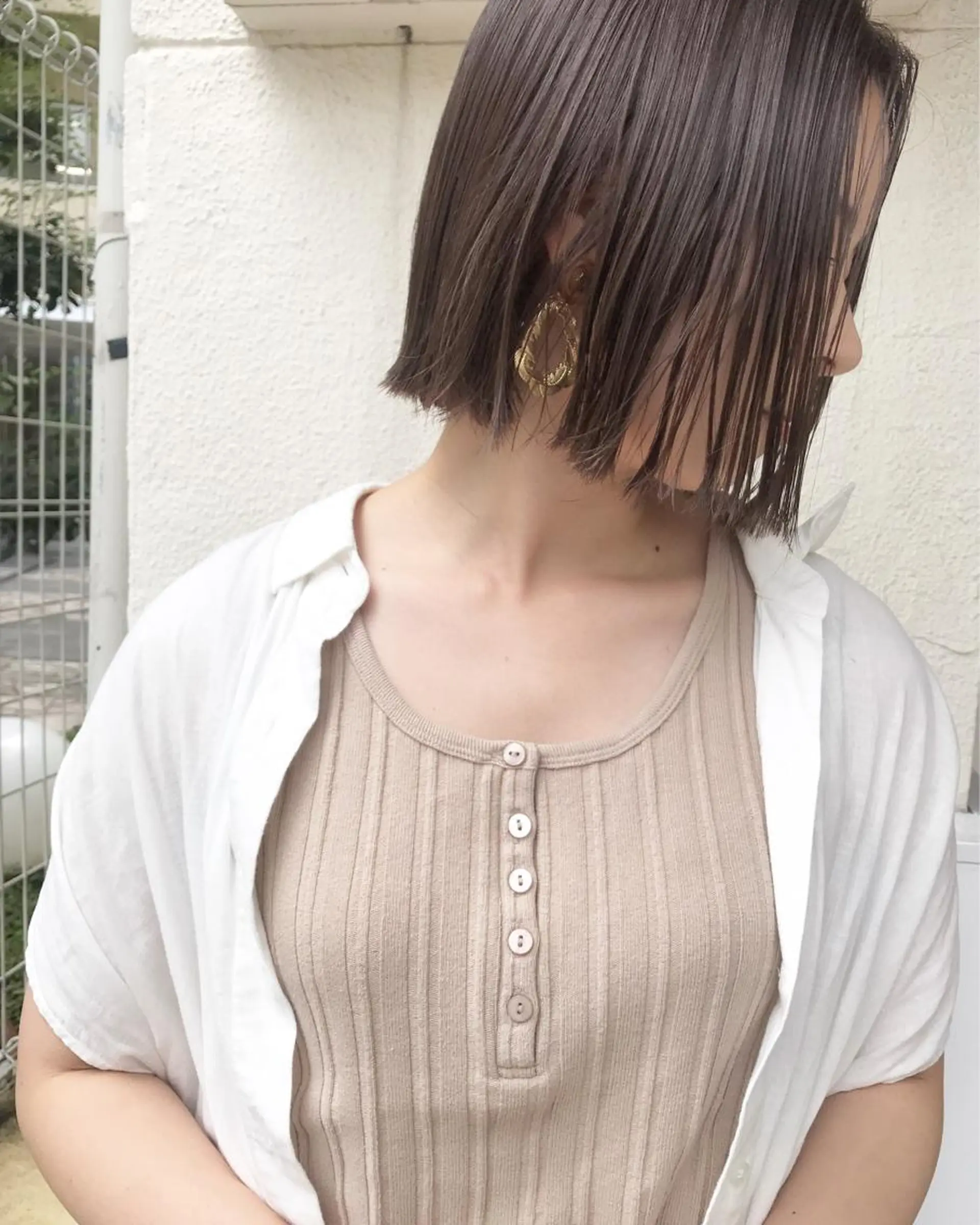 ショート ボブ カット 縮毛矯正 トリートメント Musiiik hairのヘアスタイル