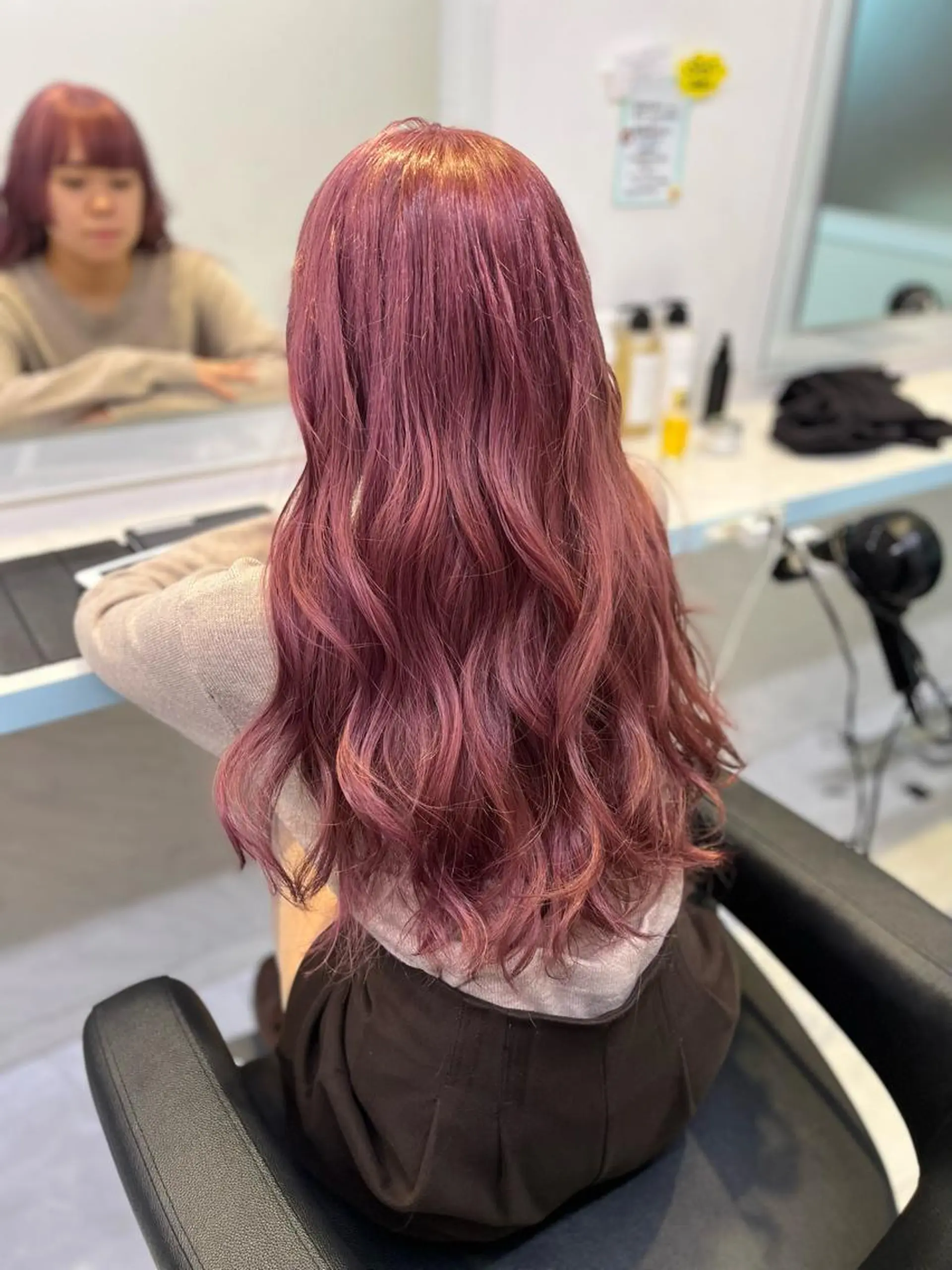 セミロング カラー ヘアアレンジ 愛されカラー🩷 はるなのヘアスタイル