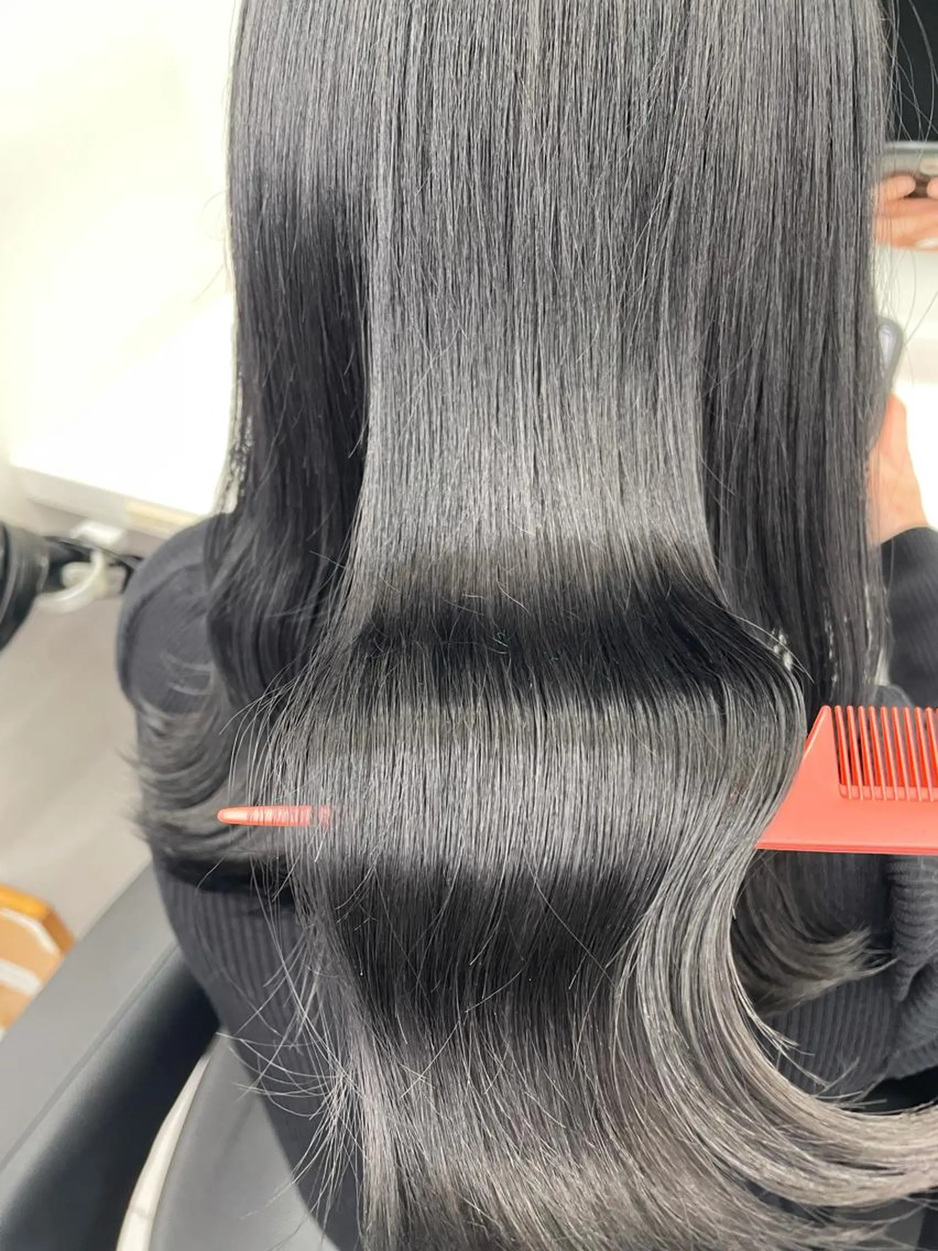 セミロング カラー 髪質改善 表参道ハッシュカット レイヤー/リノンのヘアスタイル