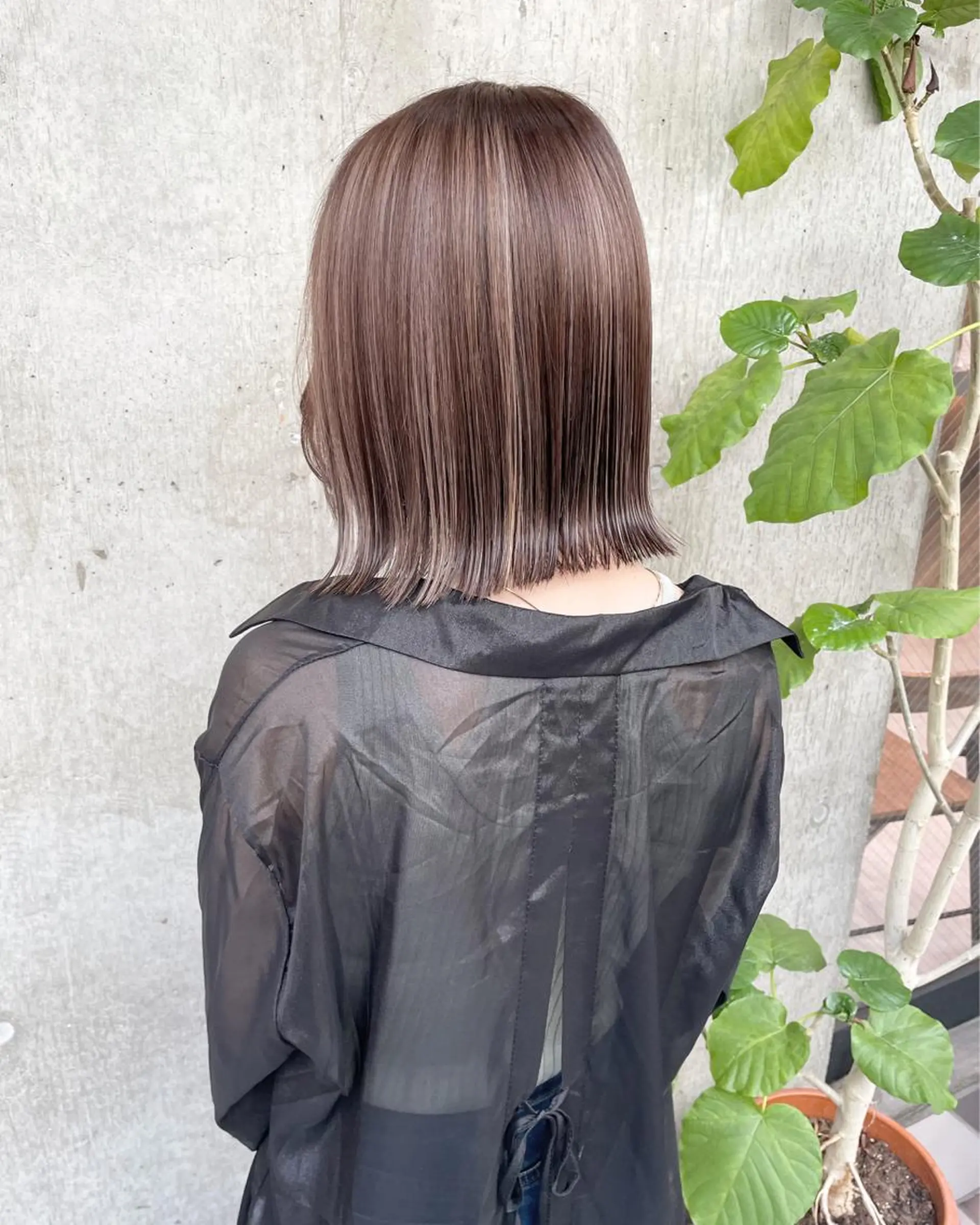 ミディアム カラー ヘアアレンジ カット ヘアカラー TATSUYA アートディレクターのヘアスタイル