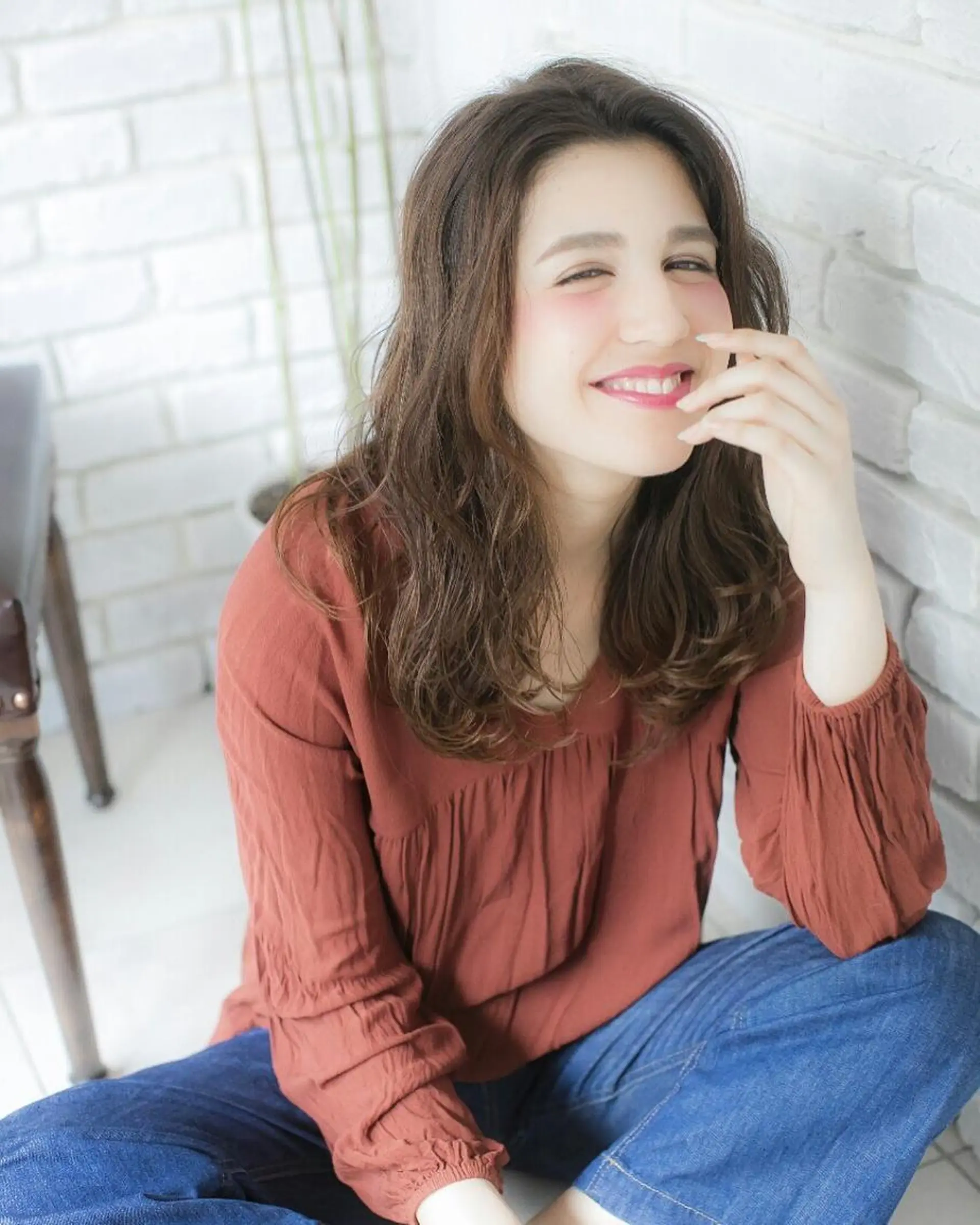 ミディアム セミロング ロング トップスタイリスト 小澤純一のヘアスタイル