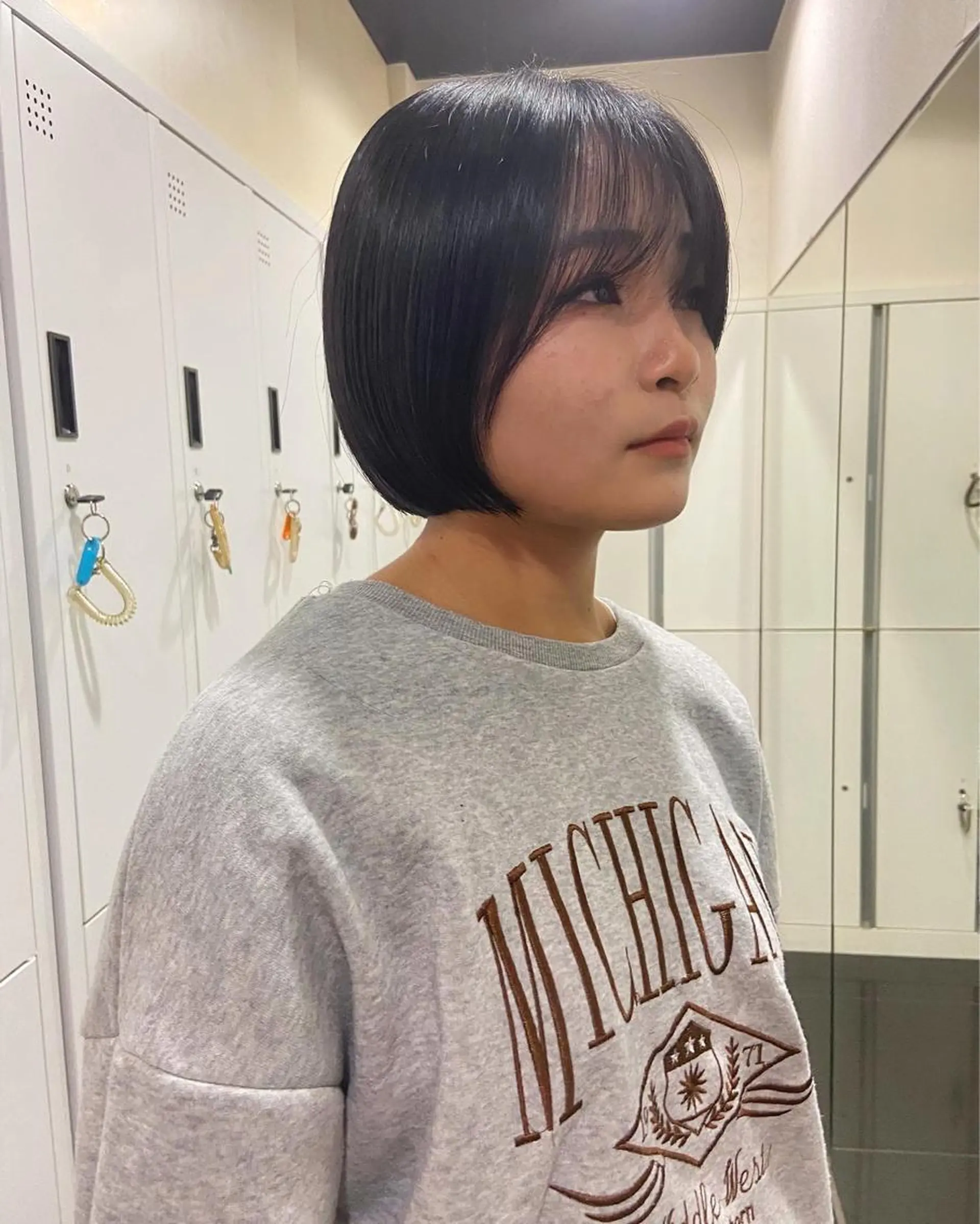 ミディアム ボブ 髪質改善・酸性・ ストレート　Maruのヘアスタイル