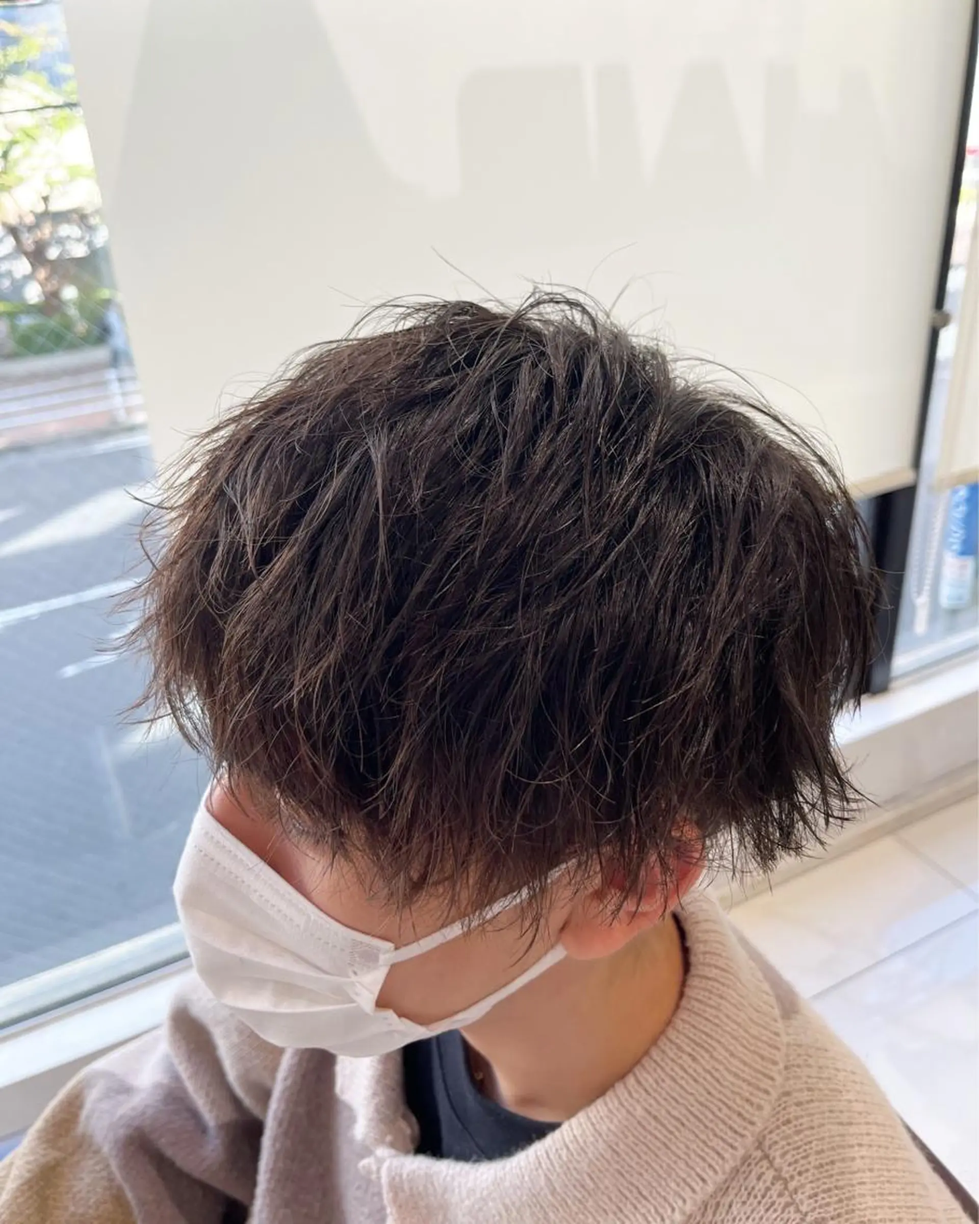 パーマ メンズ カット パーマ 佐々木 拓海のヘアスタイル