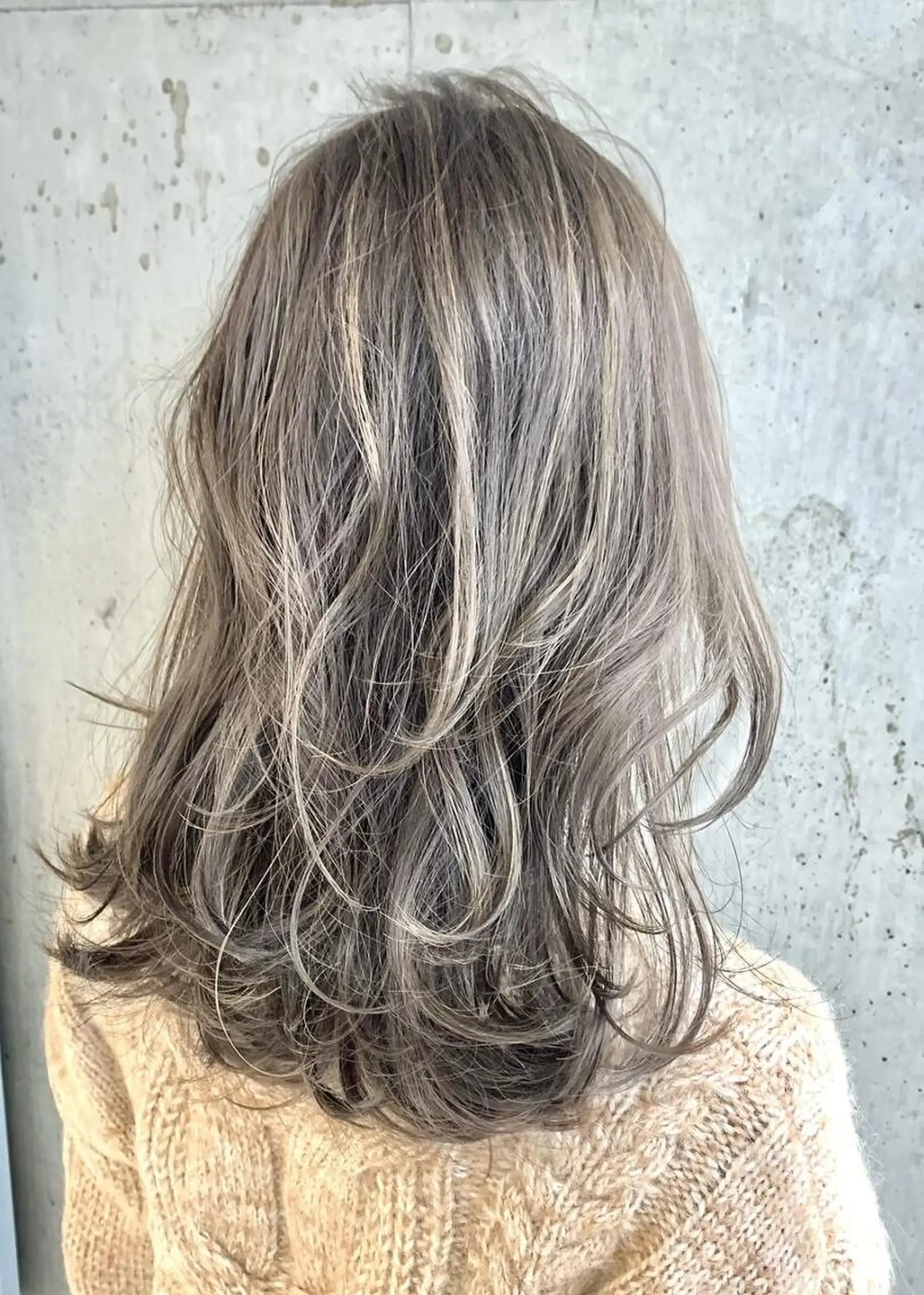 ミディアム カラー 藤森結子/韓国ヘア/ パーソナルカラー診断のヘアスタイル