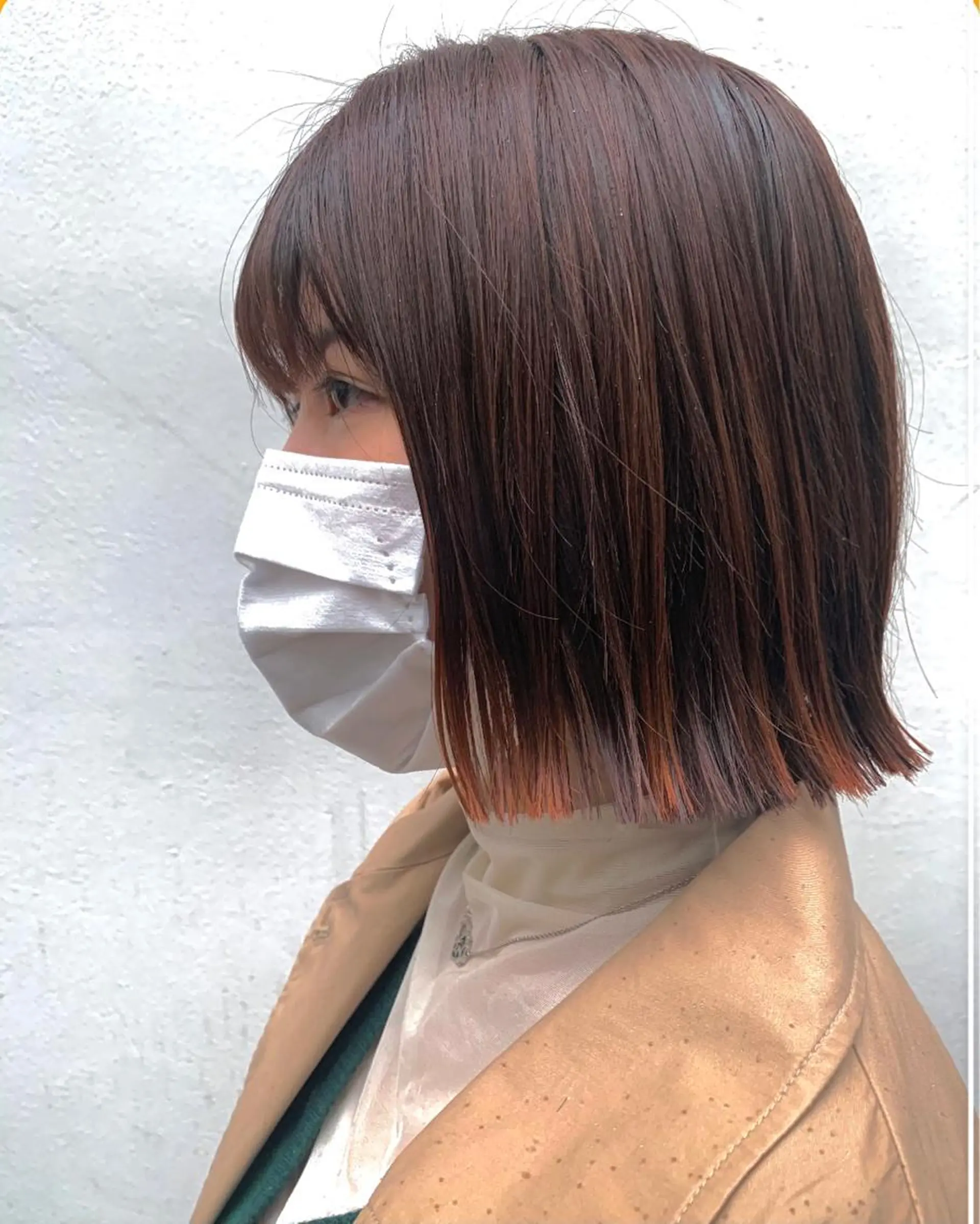 ミディアム カラー よしだ とおいのヘアスタイル