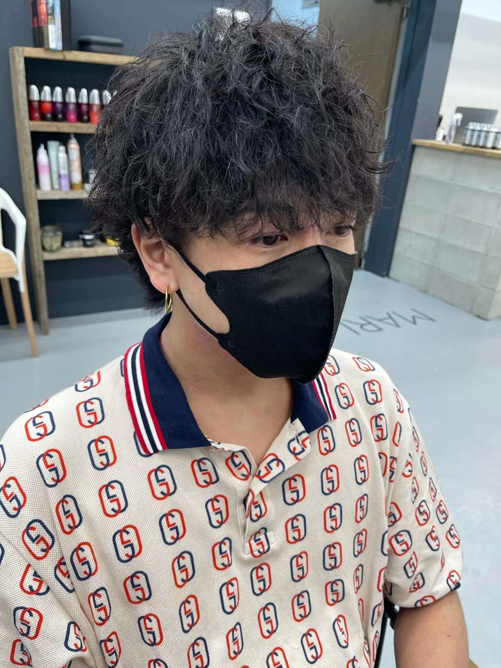 パーマ メンズ 森本裕/オーナー/ スパイラルパーマのヘアスタイル