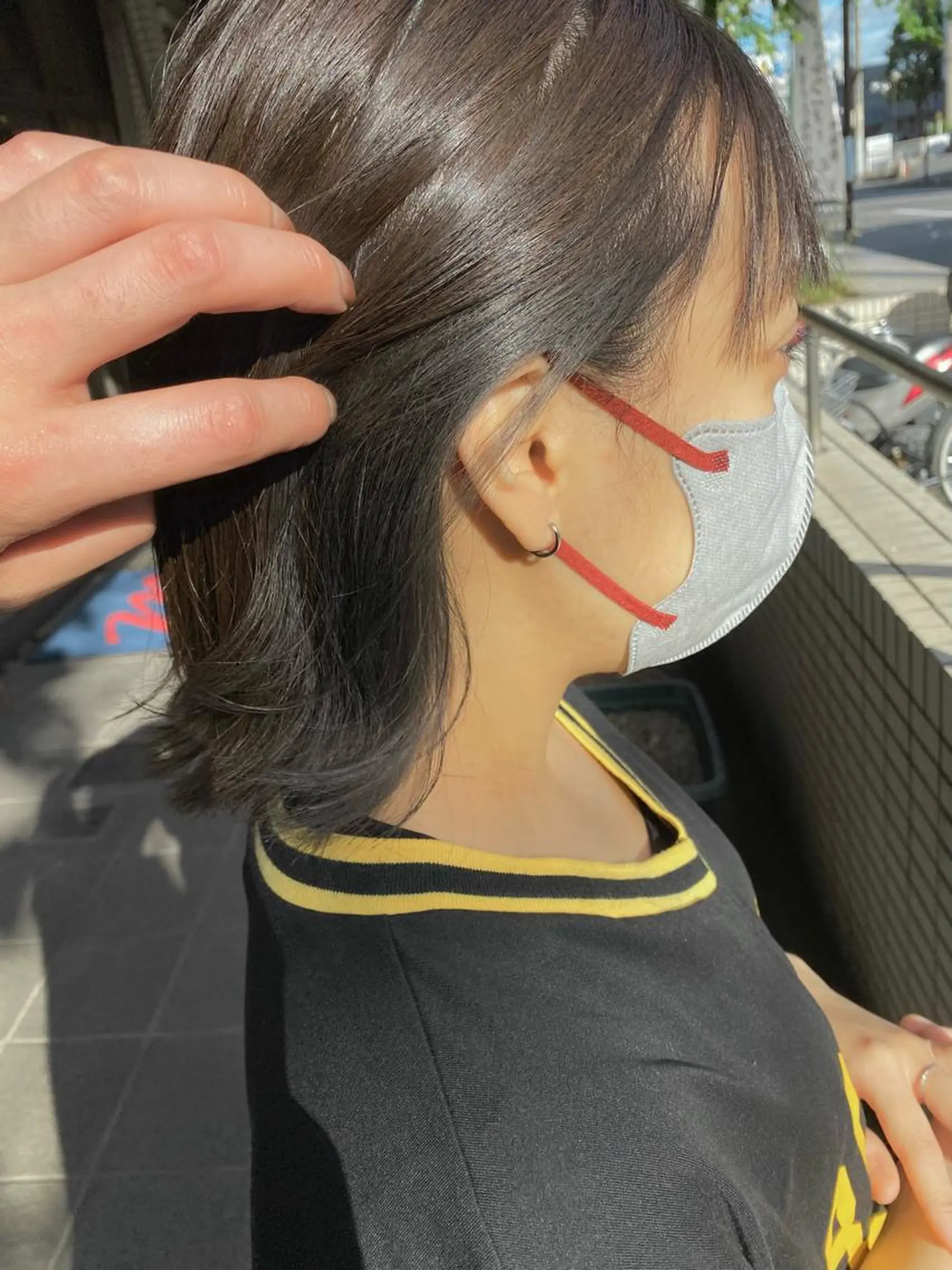 ミディアム カラー カット ヘアカラー 野呂 隼人のヘアスタイル