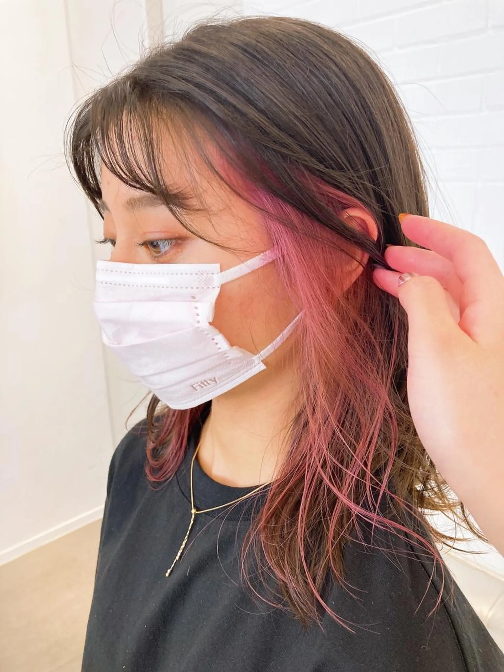 セミロング MiRI💜地毛級 エクステ✖似合わせ技のヘアスタイル