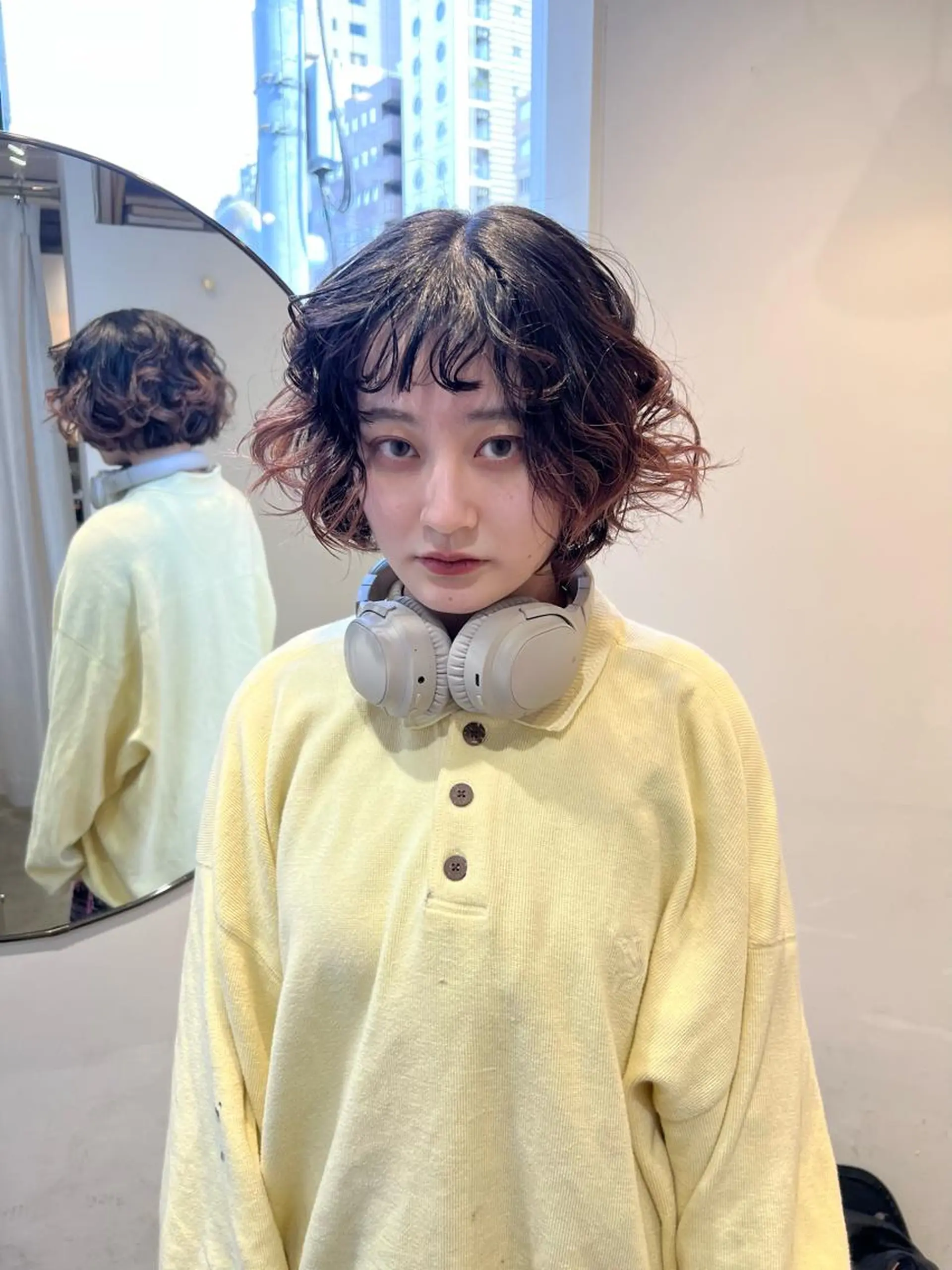 ショート 縮毛矯正 パーマ 上原 みちるのヘアスタイル