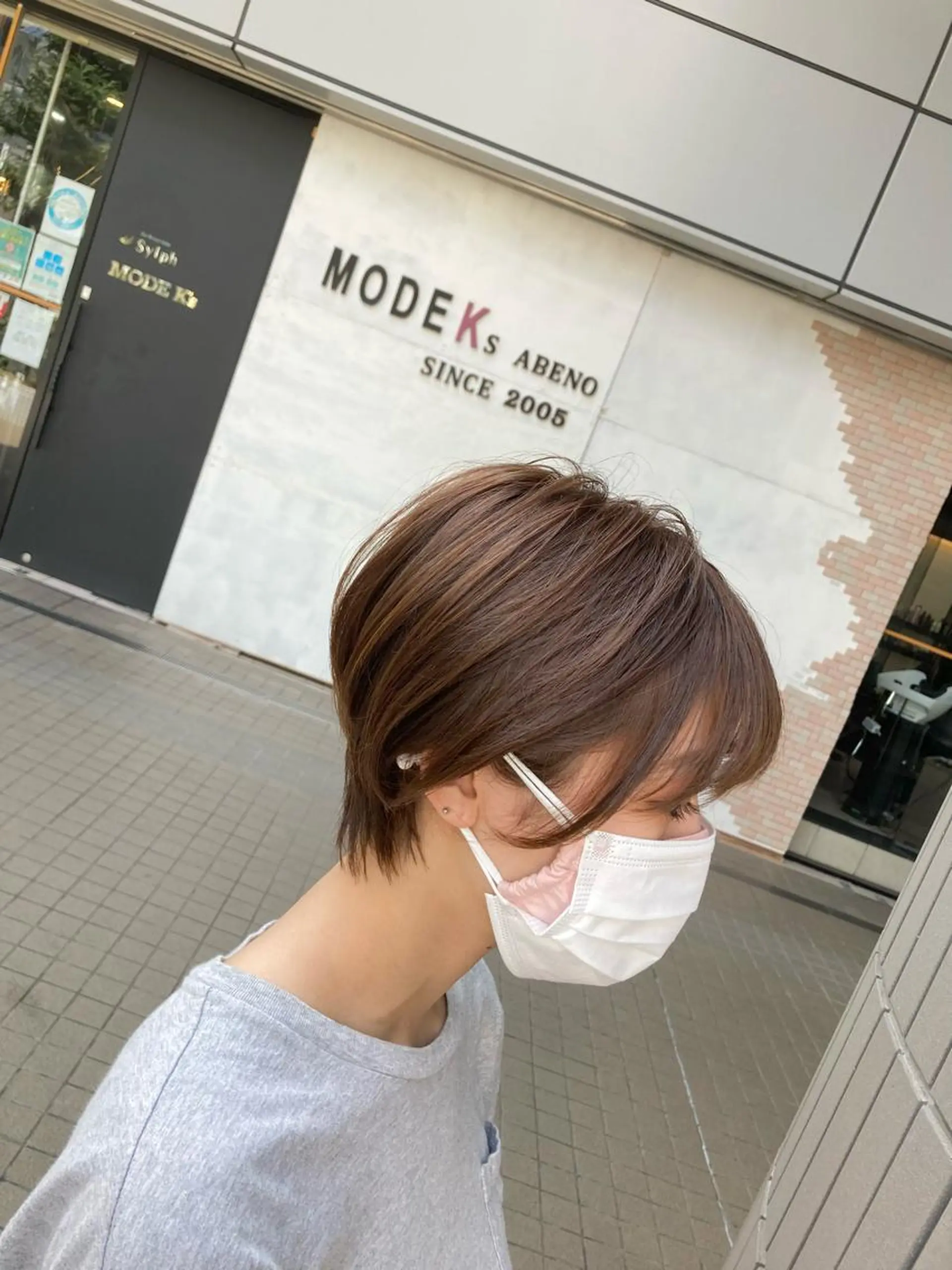 ショート カラー ショートヘア カット トリートメント SHAFT Ieiriのヘアスタイル