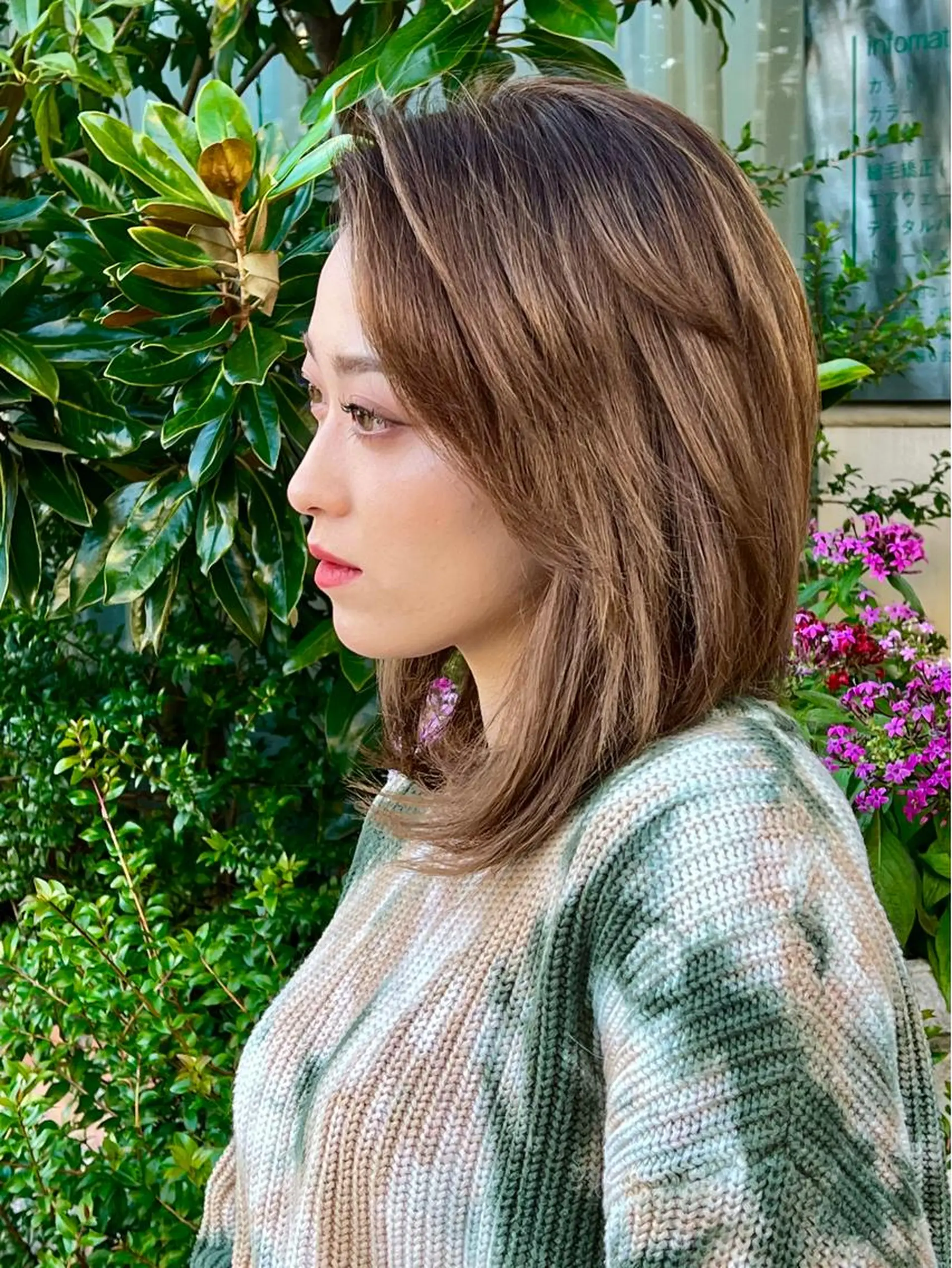 ミディアム カラー FAHREN-PURE所属・韓国ヘアカラーパーマ 遠藤のヘアスタイル