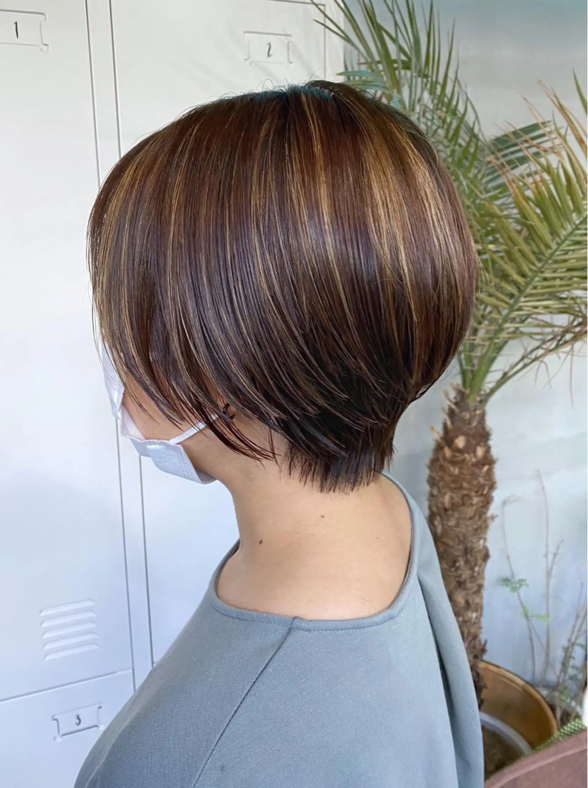 ショート カラー ショートボブ ボブ ショートヘア カット Replica戸塚店所属・藤本正幸 /ショートボブのヘアスタイル