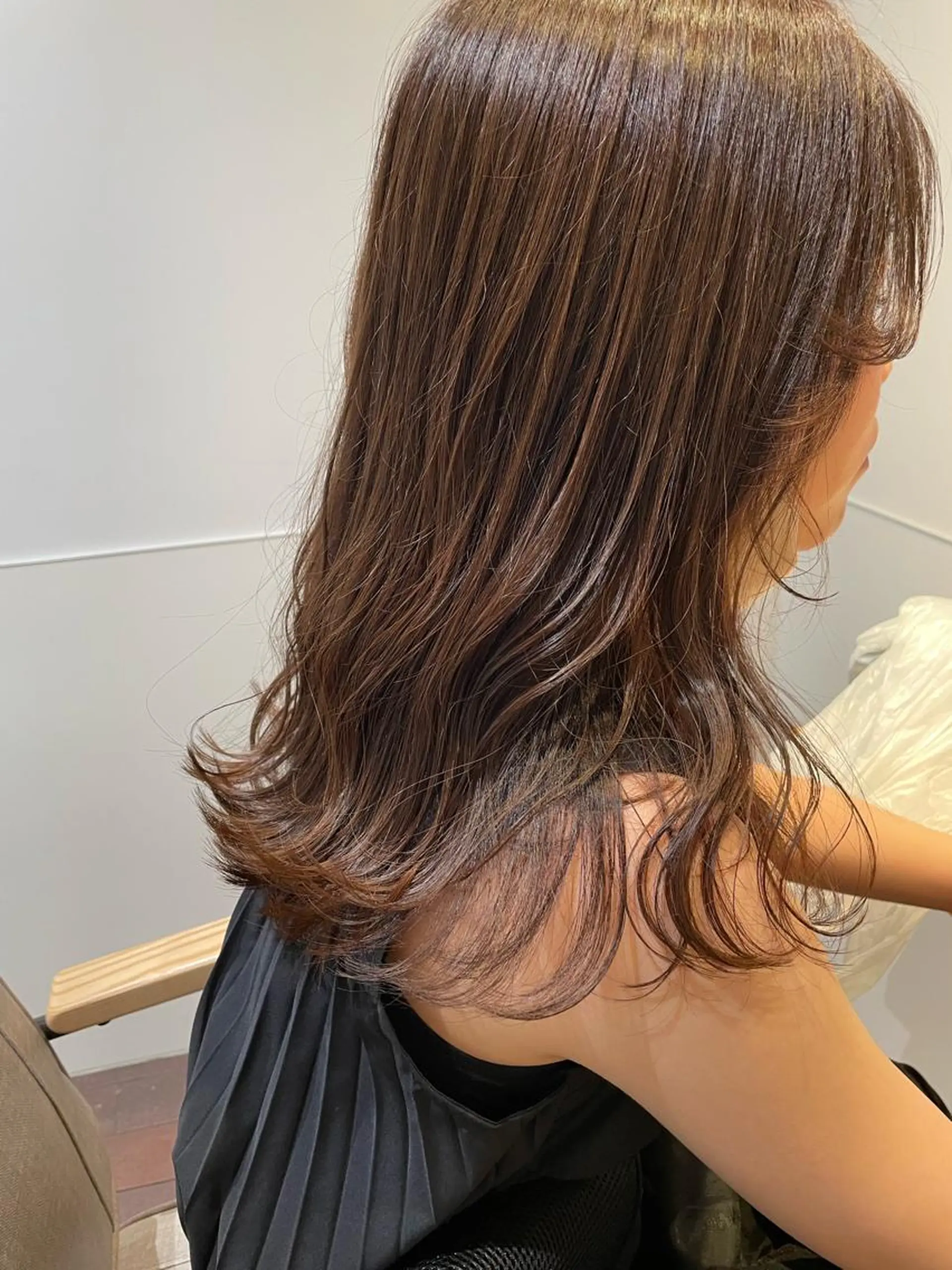 ミディアム カラー gotoday　shaire　saron所属・miu. ボブ/透け感カラーのヘアスタイル