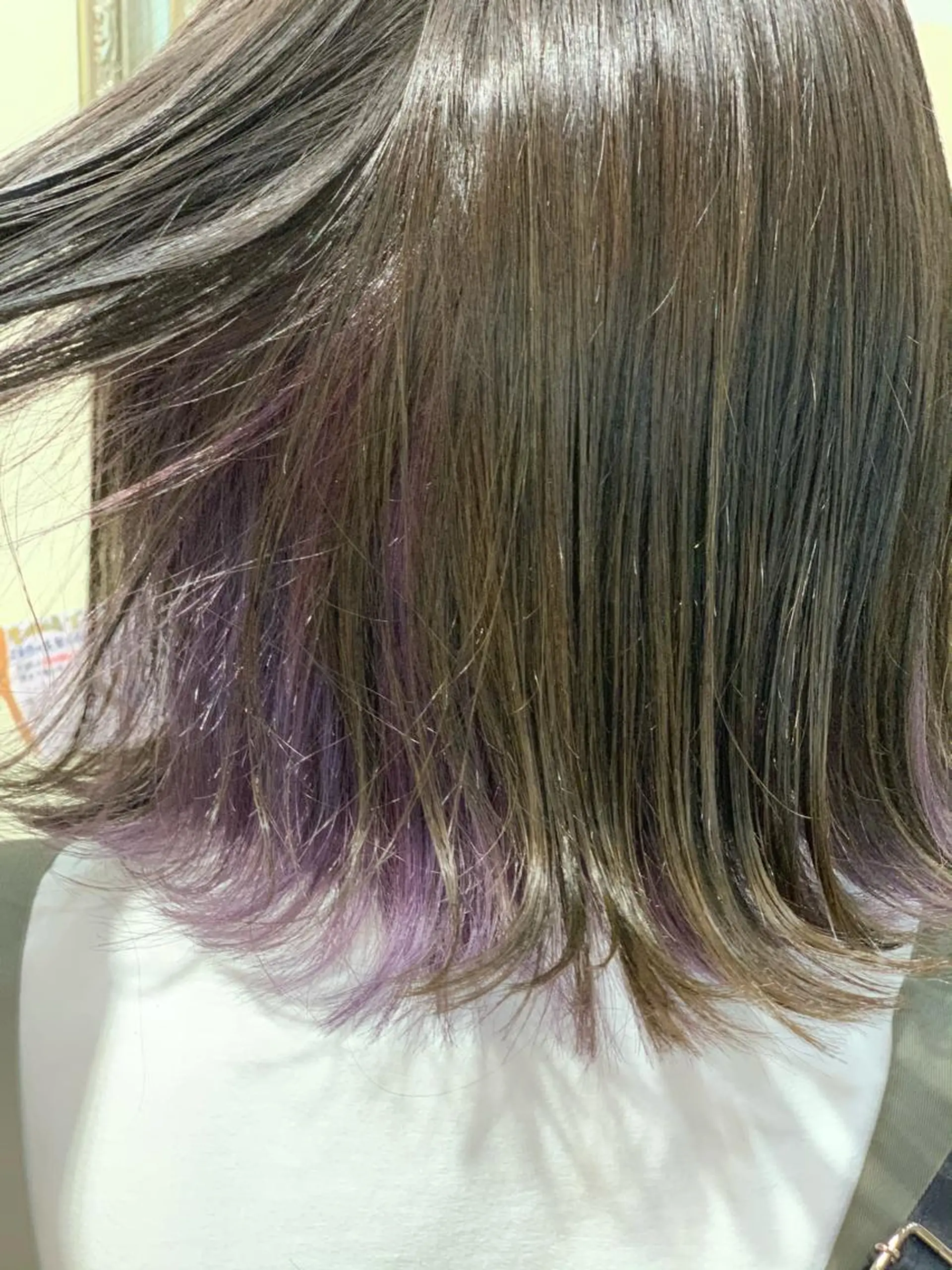 ミディアム カラー 艶髪レイヤー上田 紗也🇰🇷💗のヘアスタイル