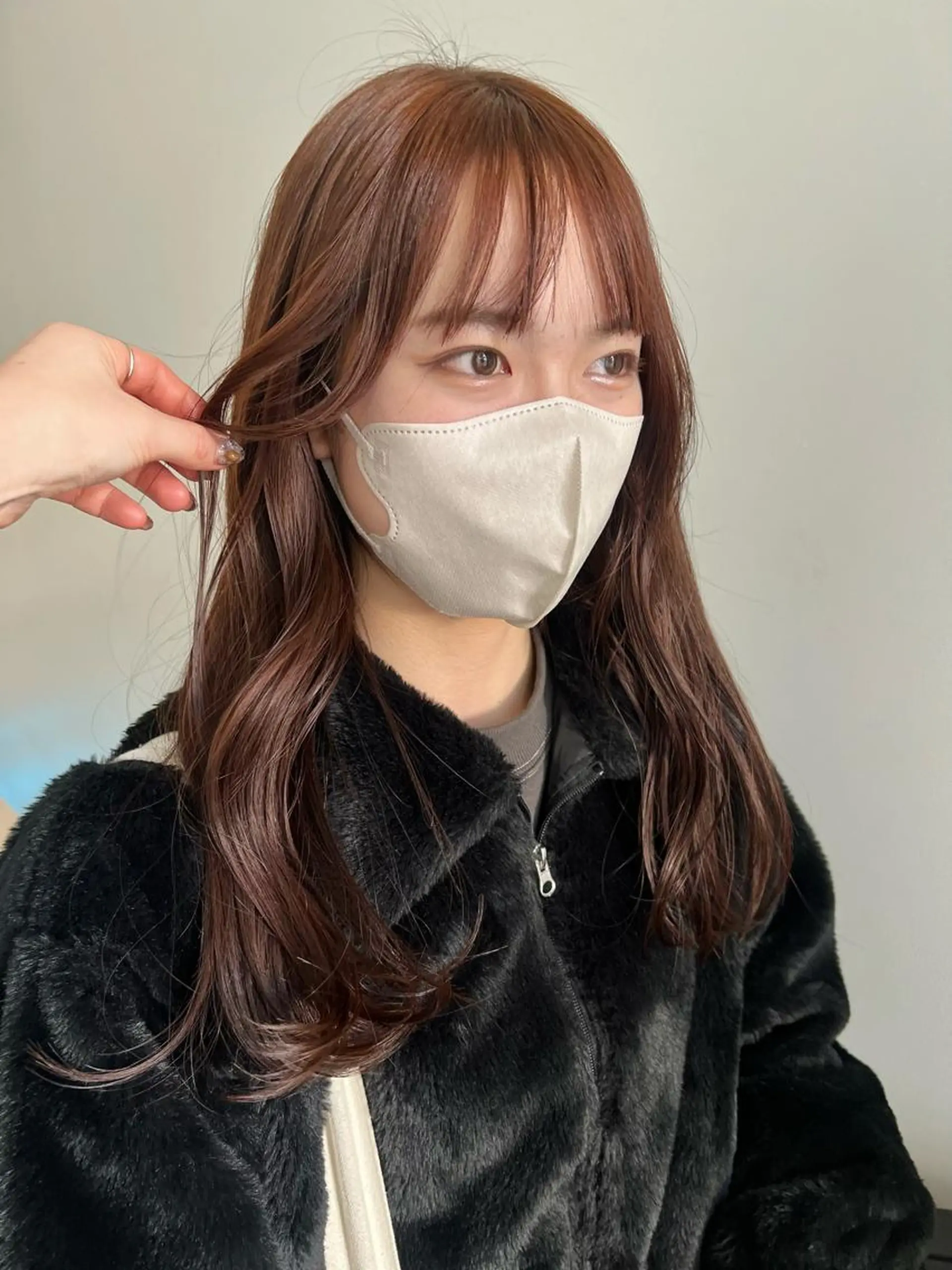 ロング カラー 顔周りカット/透明感 カラー✂️MEIのヘアスタイル