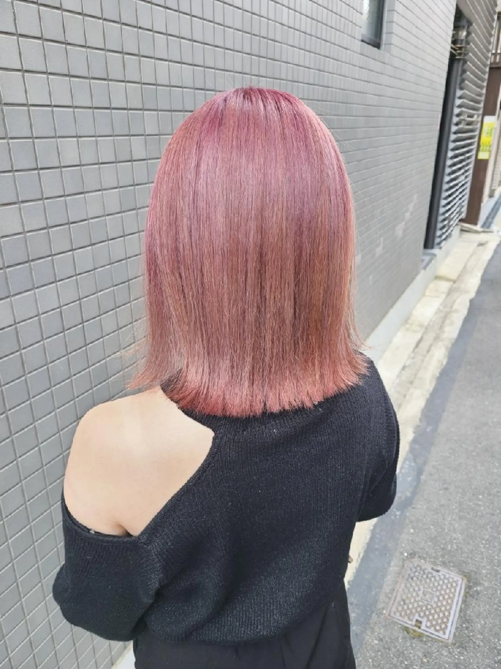 ミディアム カラー ダブルカラー ピンクカラー カット ヘアカラー トリートメント 【ネウィ天王寺 】seiyaのヘアスタイル