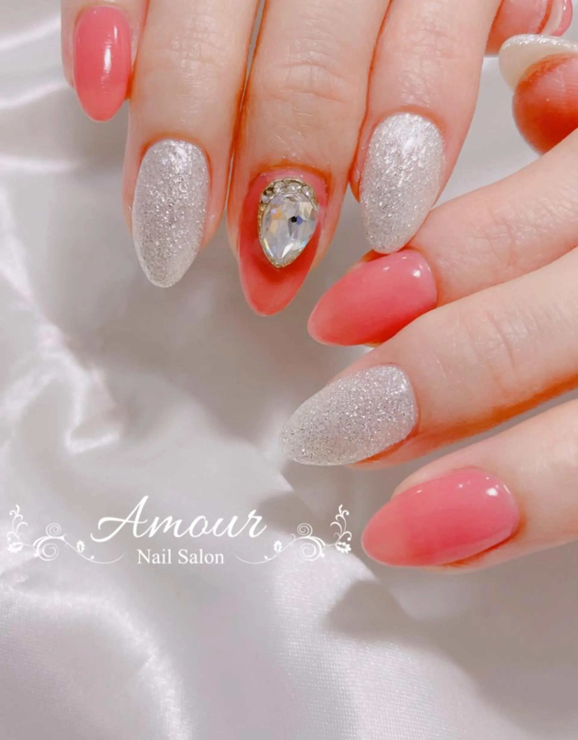 ネイル 韓国ネイル nailsalon ♡amour♡のネイルデザイン