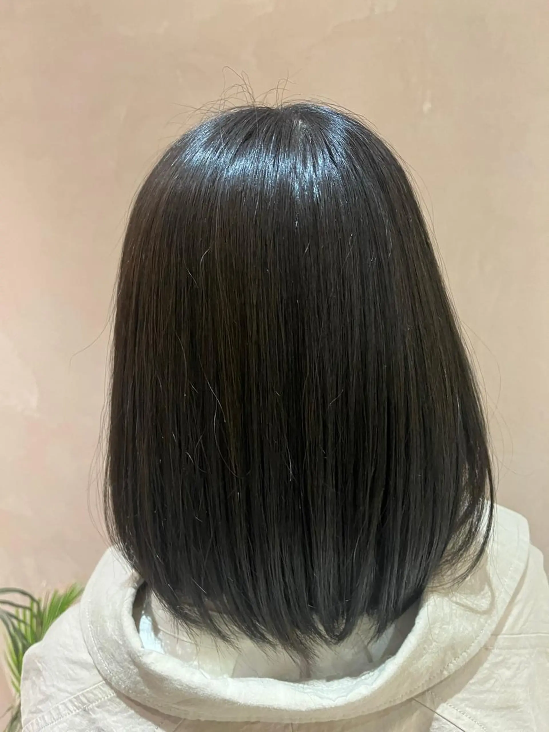 ミディアム ヘアカラー トリートメント 韓国ヘア/ベージュ カラー/髪質改善/涼のヘアスタイル