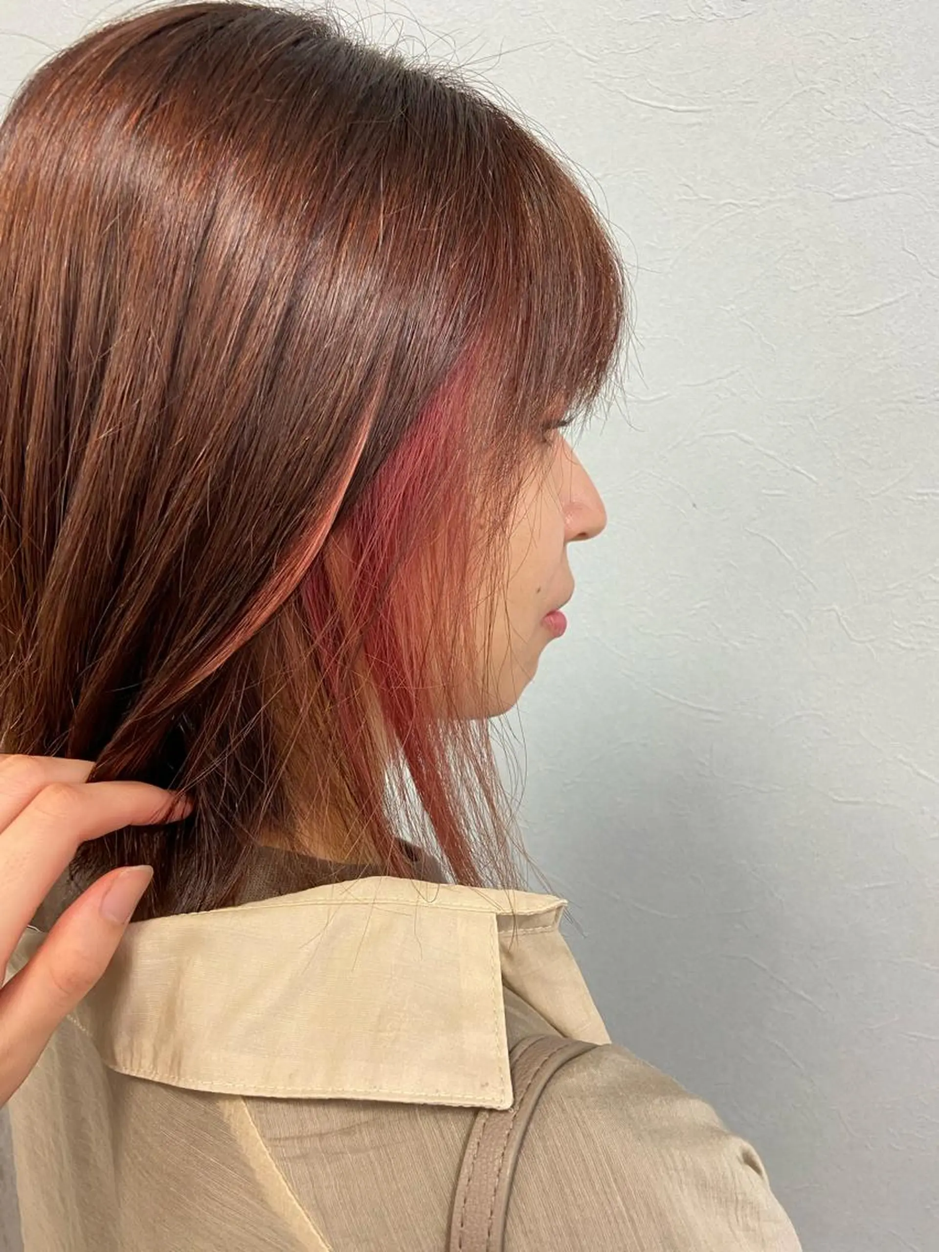 ミディアム Hair Lepps所属・Lepps れいなのヘアスタイル