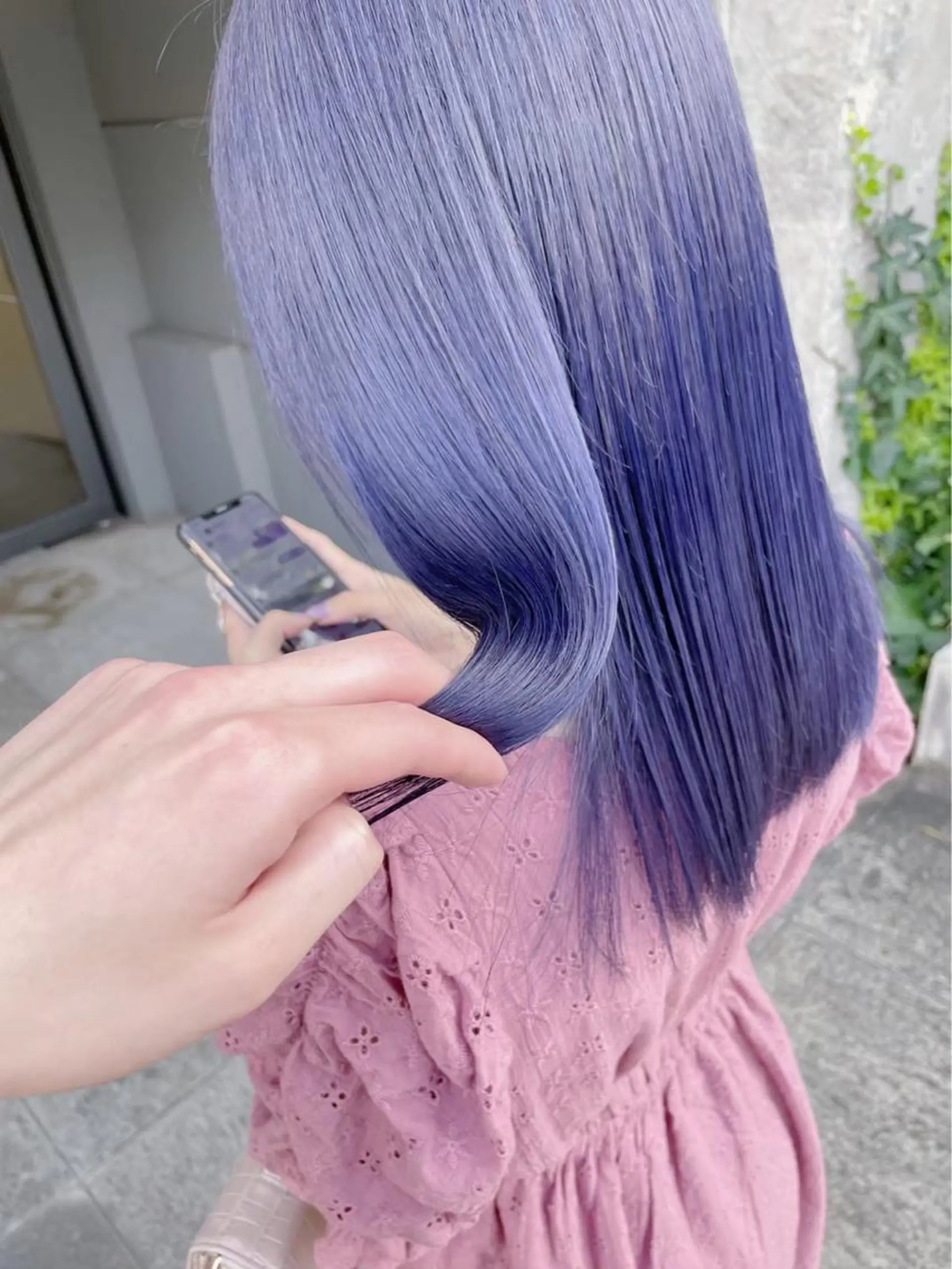 セミロング ❄️💛エクステ ブリーチ❄️yukiのヘアスタイル