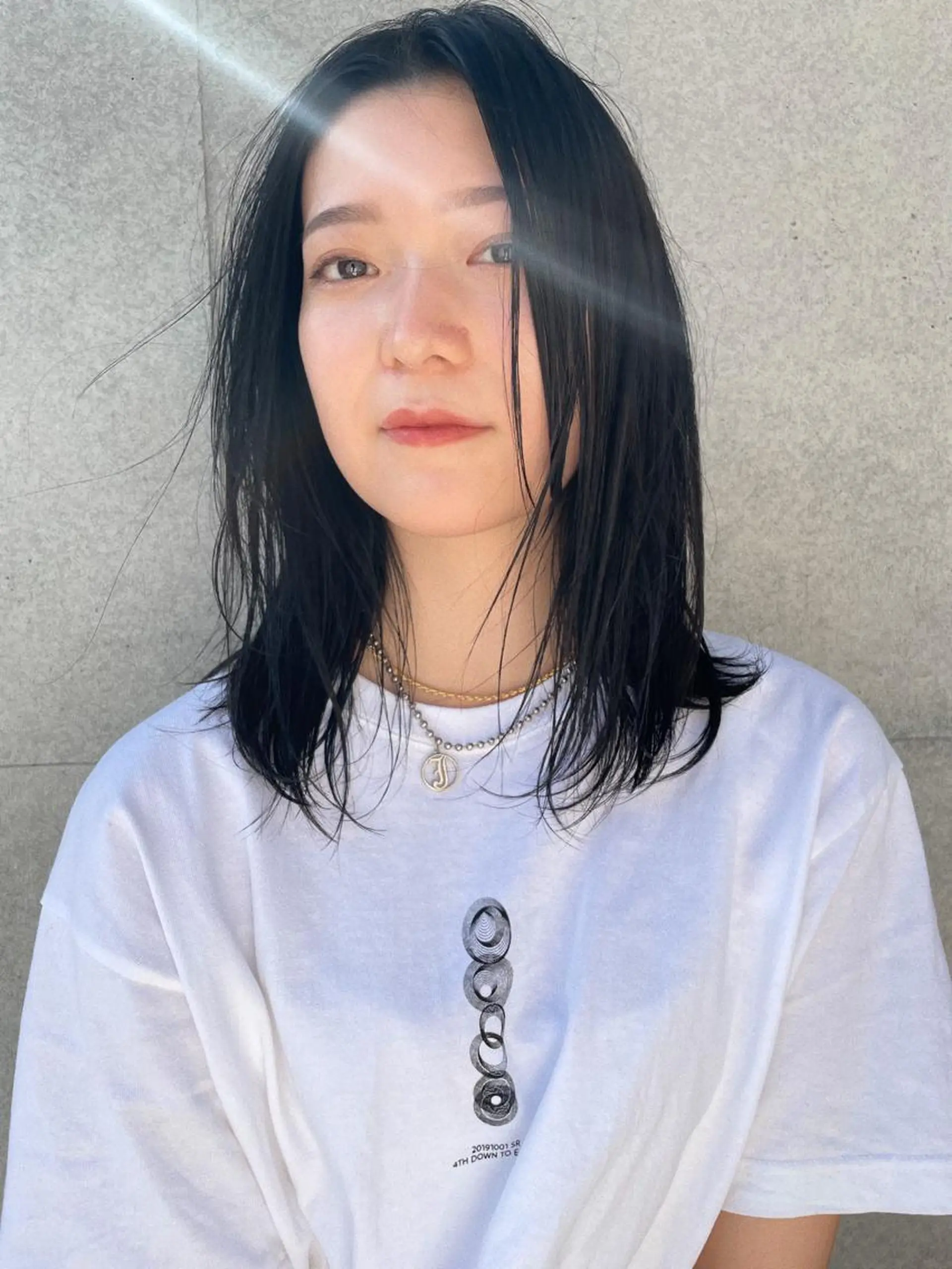 ミディアム カラー カット ヘアカラー トリートメント センスをお届けします 大谷将生INFPのヘアスタイル