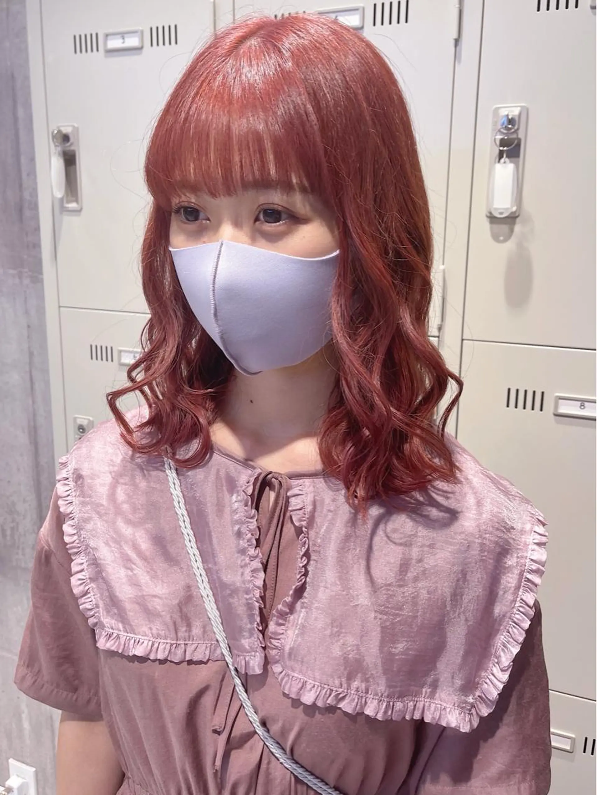ミディアム カラー パーマ ヘアアレンジ メンズ キッズ ネイル マツエク・マツパ アイブロウ 🎀韓国スタイル YURINA🎀のヘアスタイル