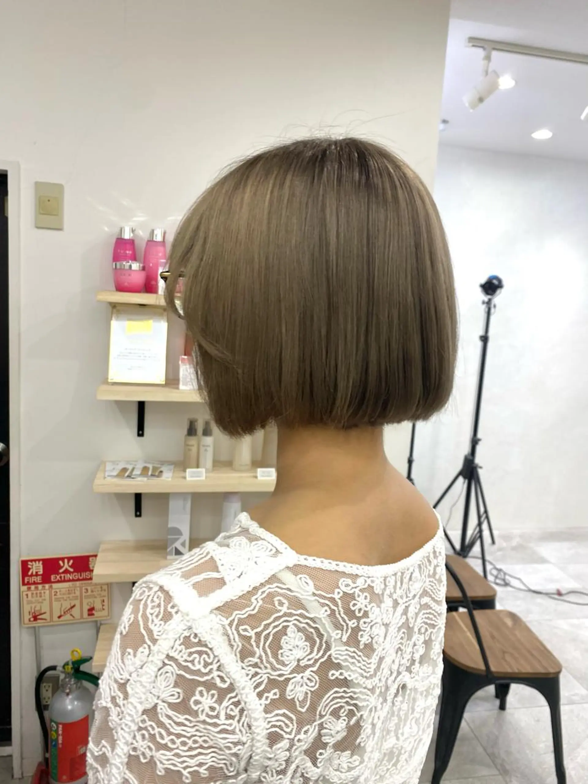 ショート カラー 黒須 蓮太のヘアスタイル
