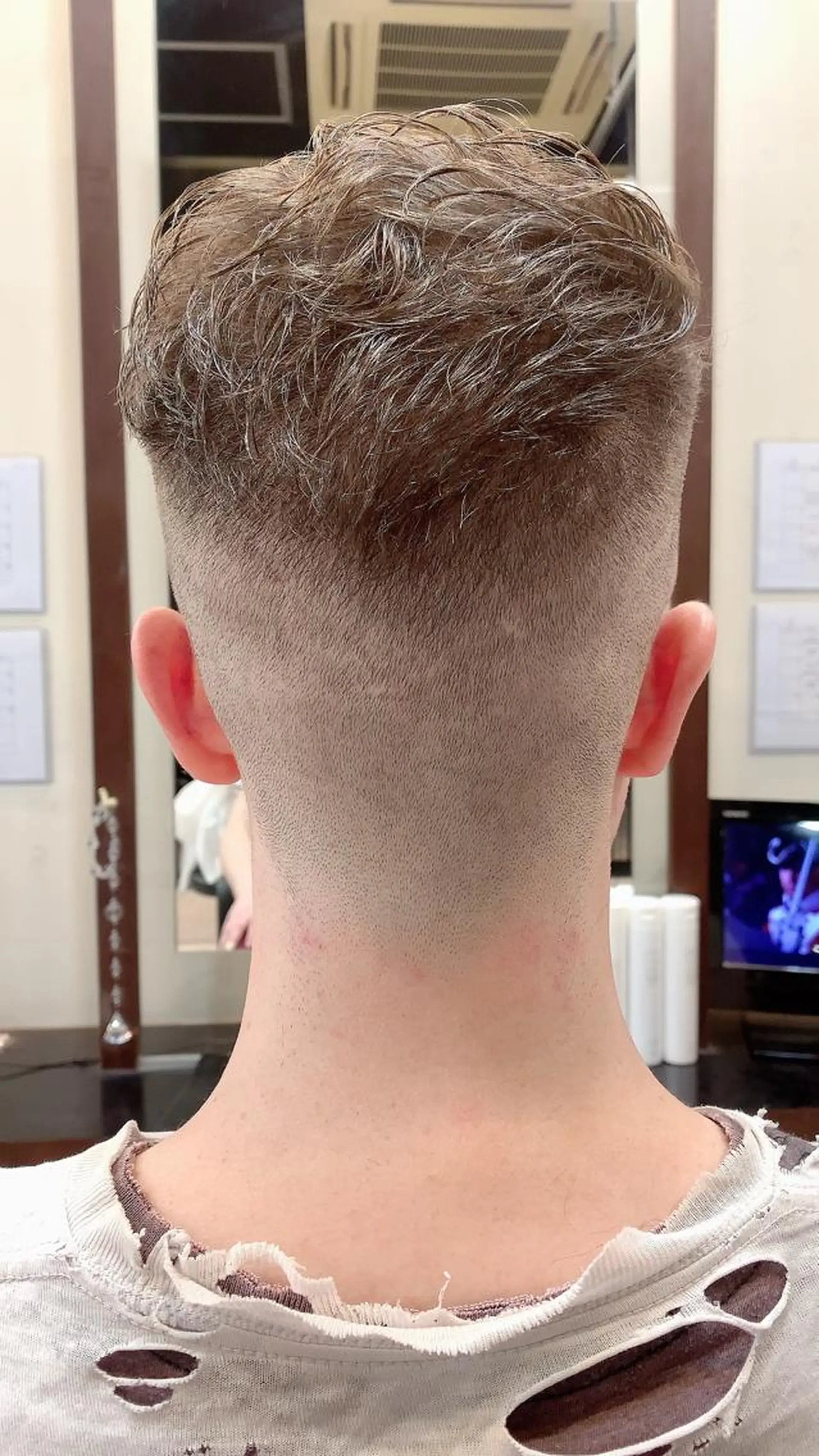 ショート メンズ Zina天王寺 CHIAKIのヘアスタイル