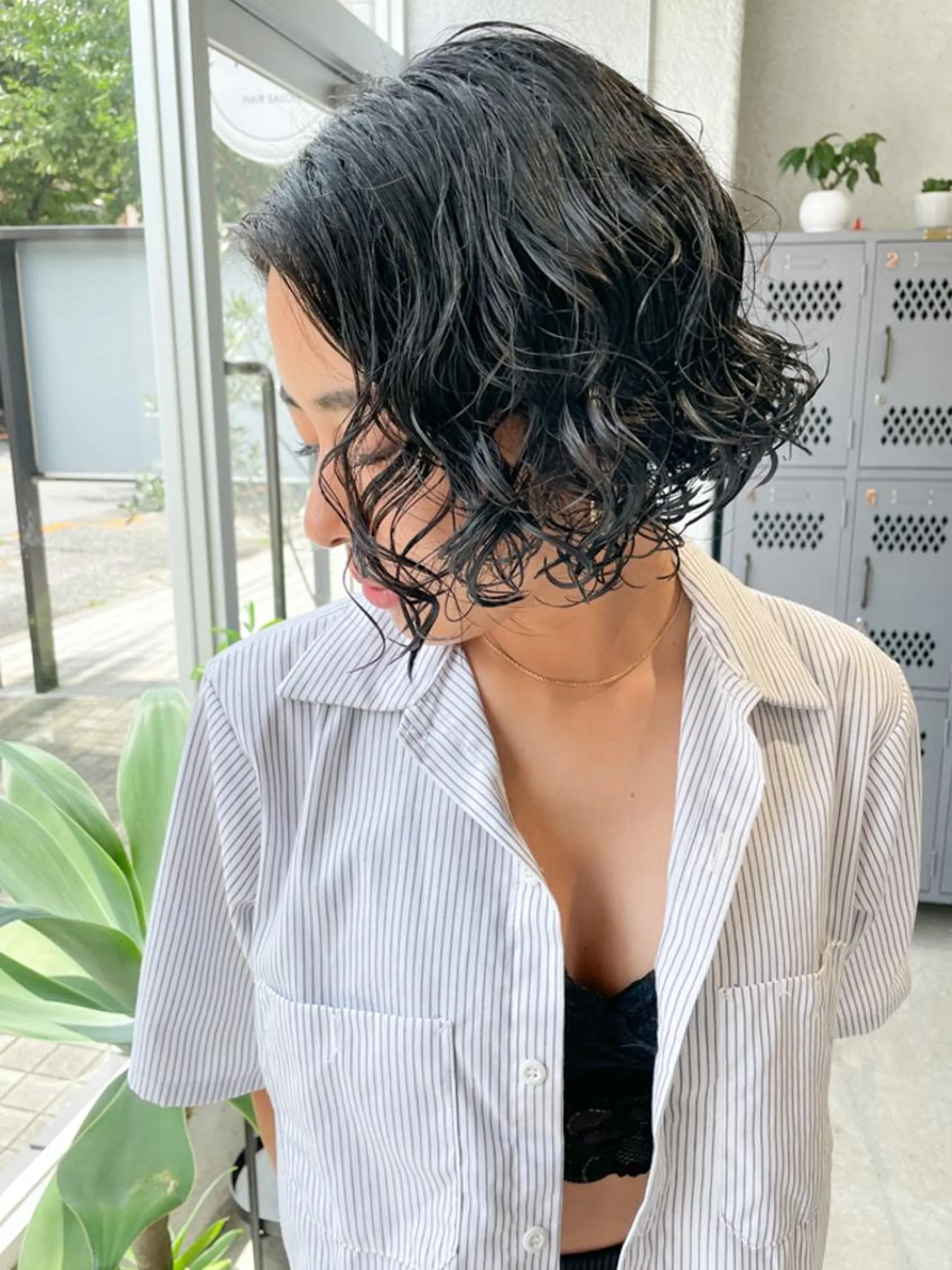 ミディアム パーマ ミディアムパーマ オタク美容師💟 チバコナツのヘアスタイル