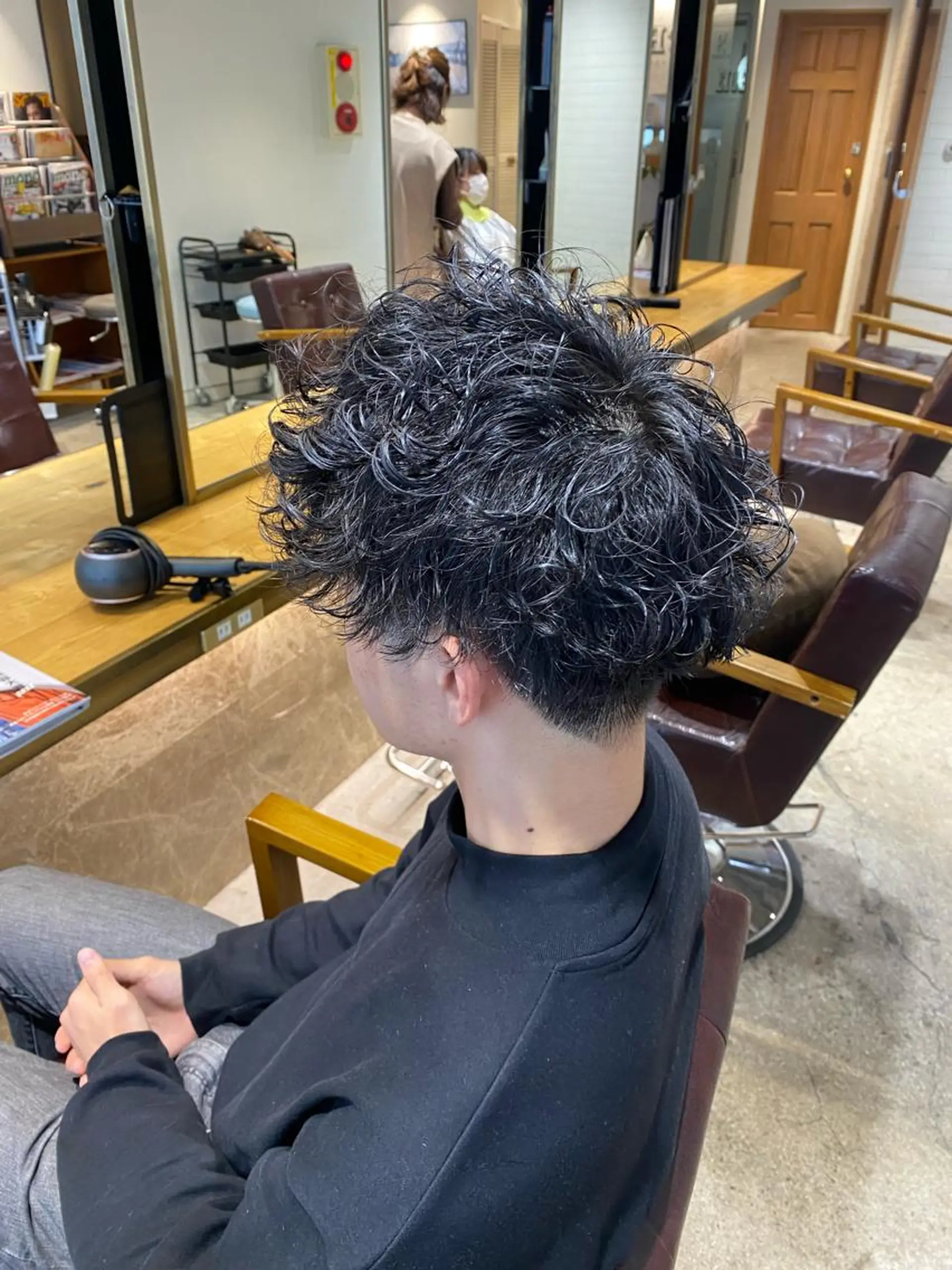 ショート ショートボブ ベリーショート アッシュ ボブ 外国人風カラー カット パーマ トリートメント ヘッドスパ ヘアセット メンズツイスパ ショートフクヤマシンのヘアスタイル