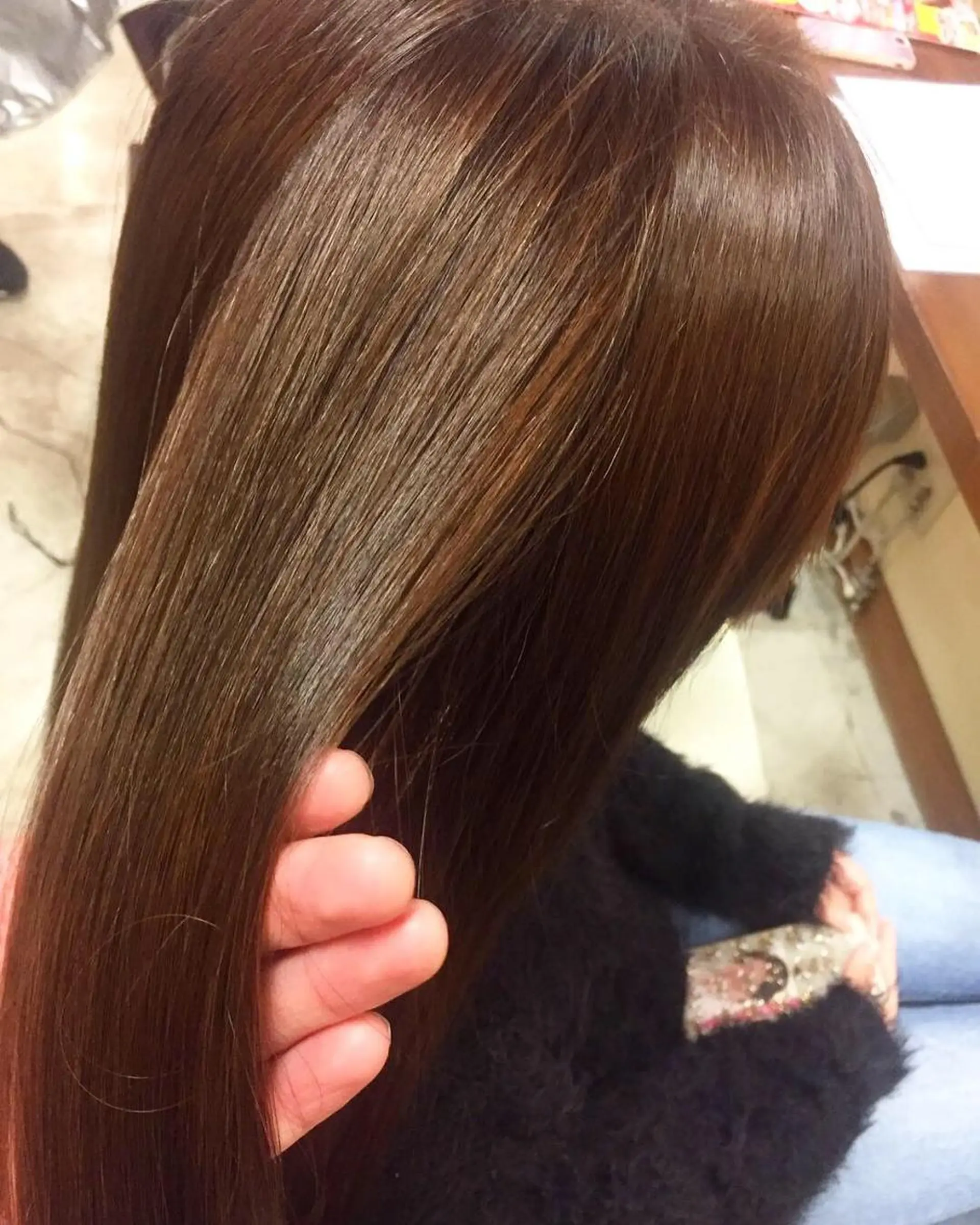 ロング カラー トリートメント chill out 南塚口本店のヘアスタイル