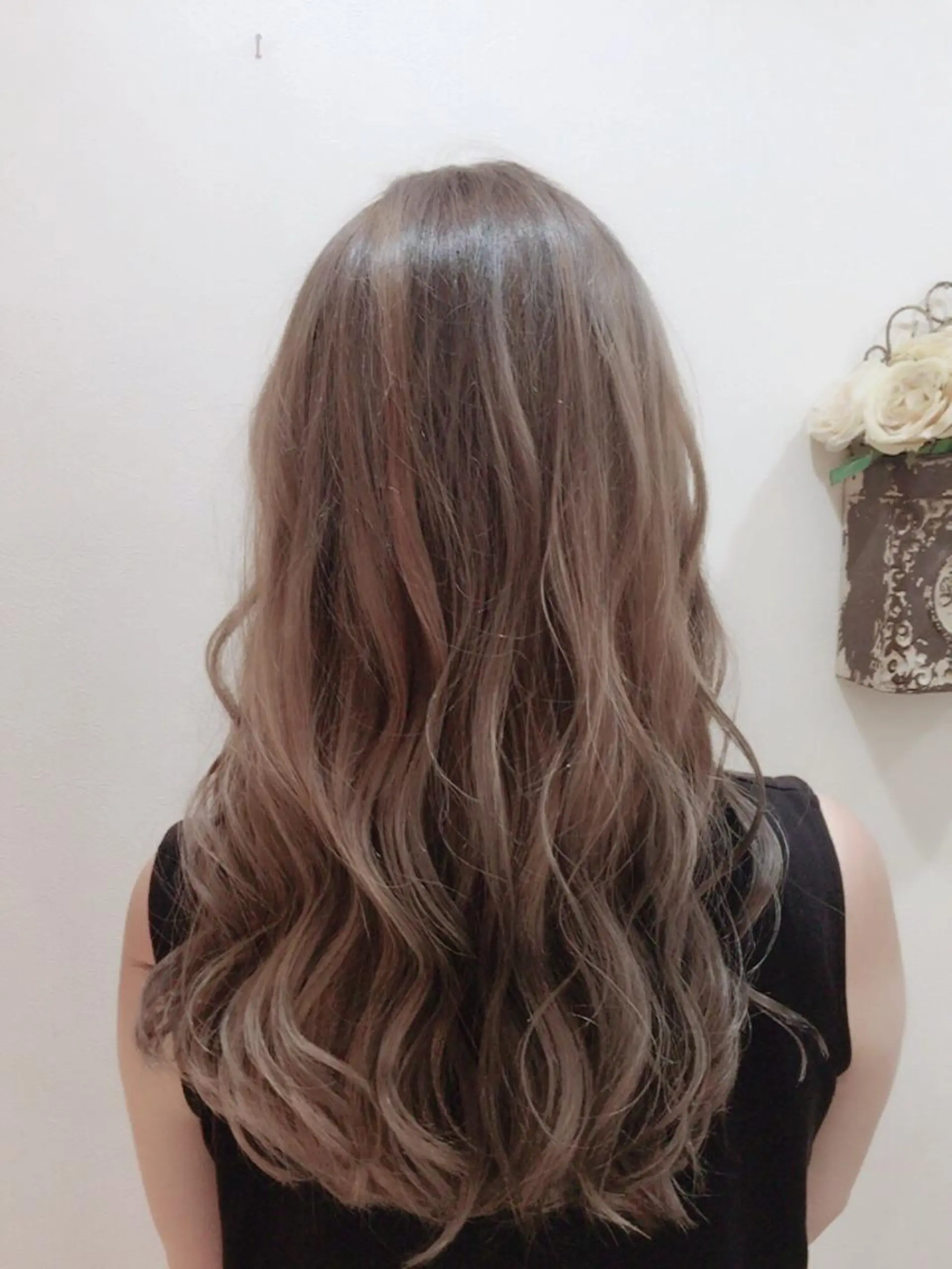 ロング カラー ヘアカラー トリートメント 透明感/ 美髪矯正/田中恭のヘアスタイル