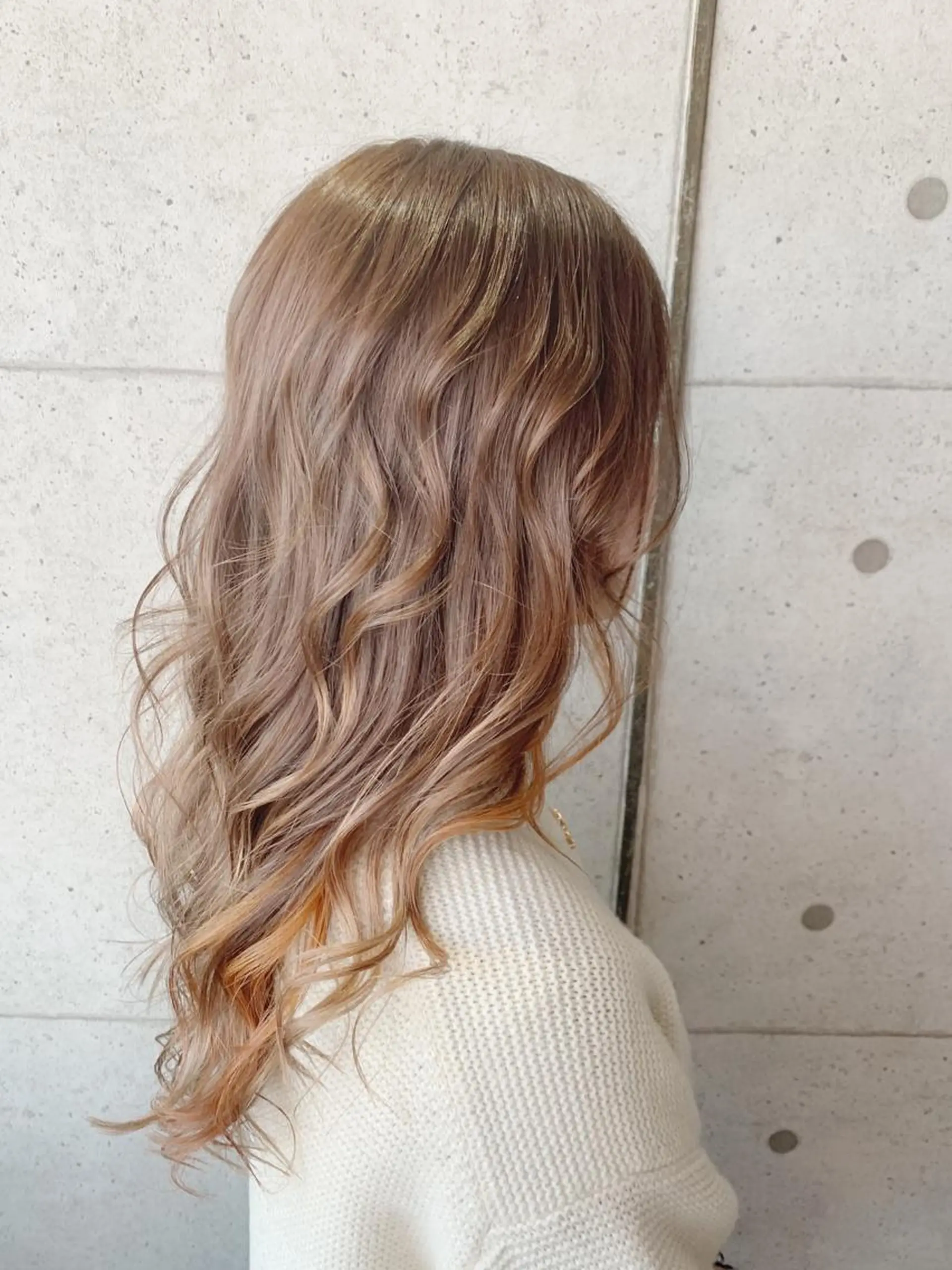 ロング カラー ヘアカラー トリートメント 福森 みずきのヘアスタイル