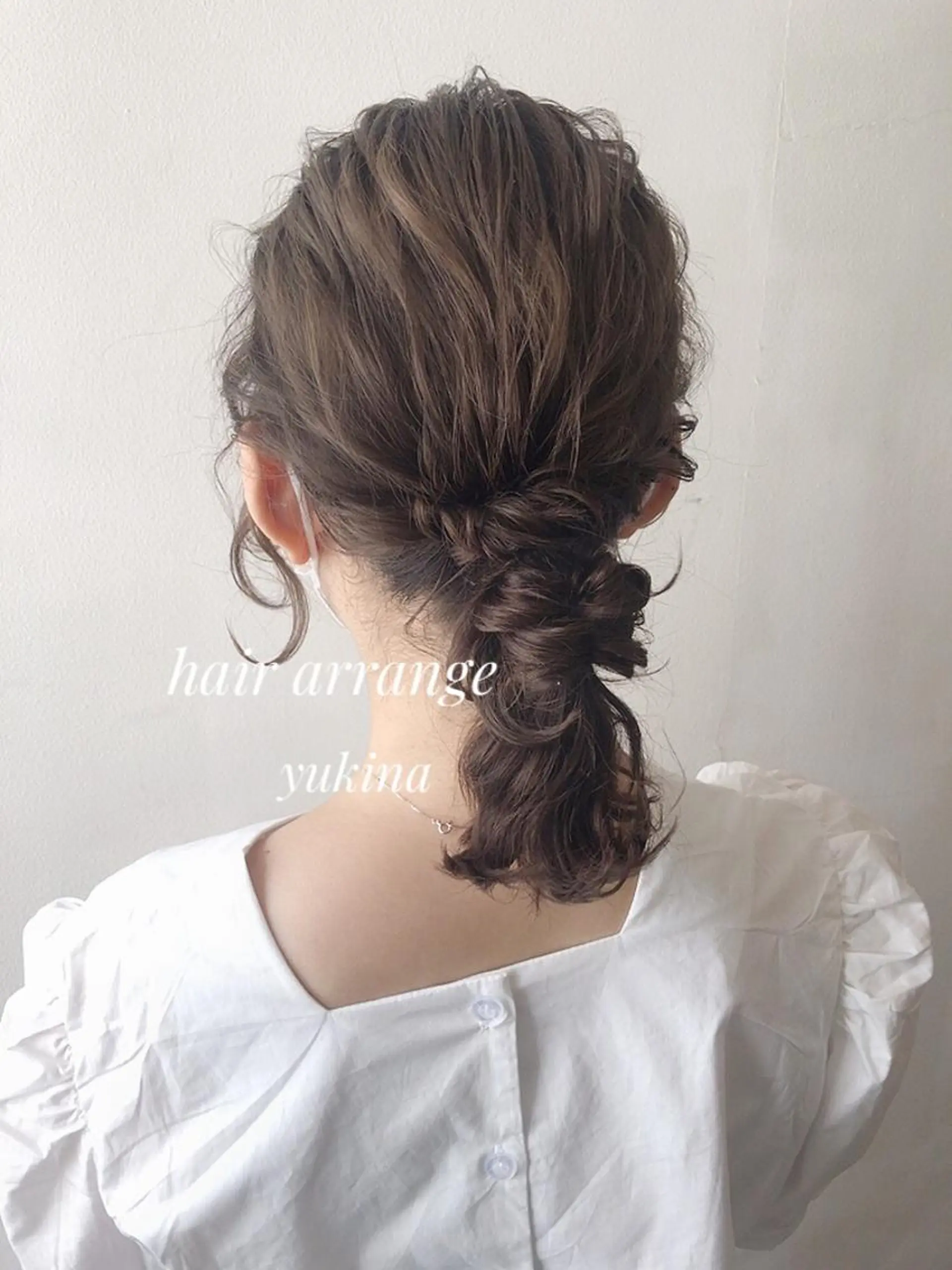 ミディアム ヘアセット Hair Salon BOTTOMS所属・✨透明感ケアカラー✨ 長野ゆきなのヘアスタイル