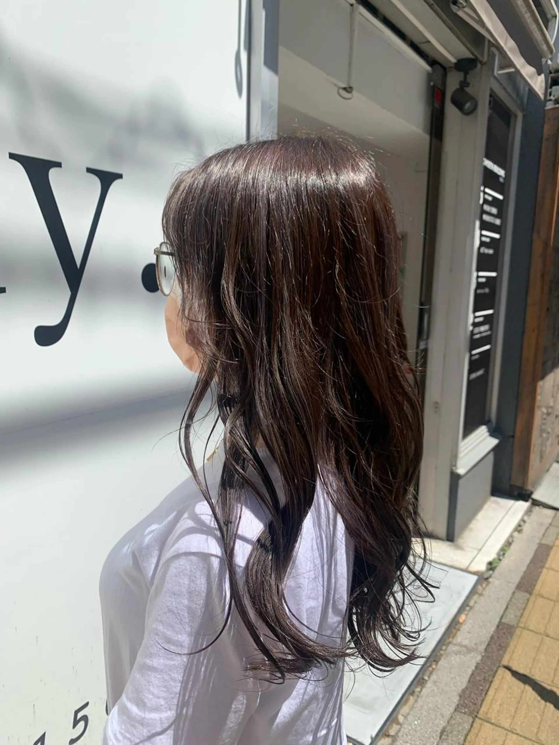 ロング カラー ヘアアレンジ ブリーチなし/ レイヤー🌿runaのヘアスタイル