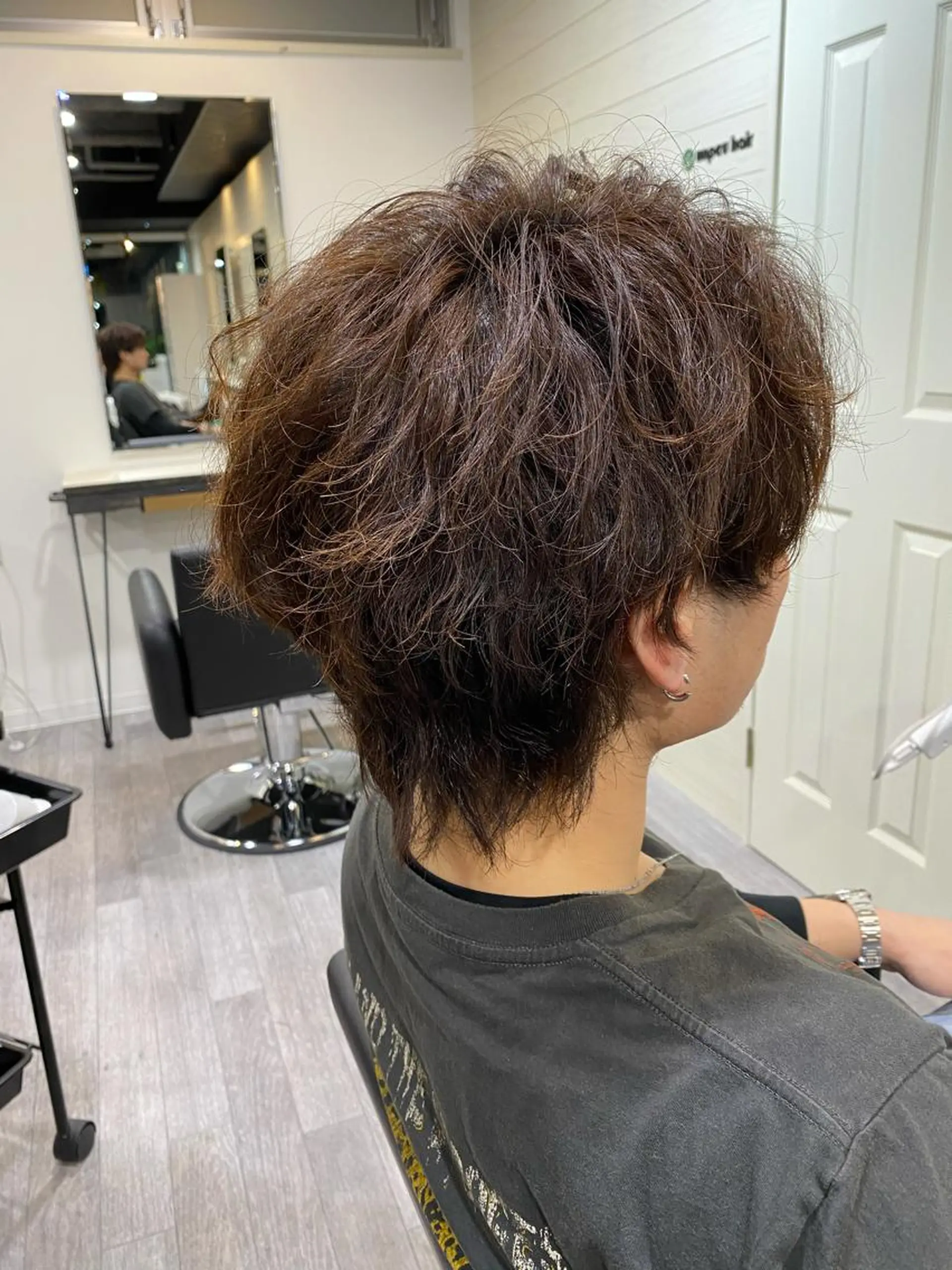 パーマ メンズ メンズバレイヤージュ メンズブリーチ メンズハイライト メンズインナーカラー メンズ韓国風 パーマ unpeu hair  二条所属・先着1名様限定 カット無料のヘアスタイル