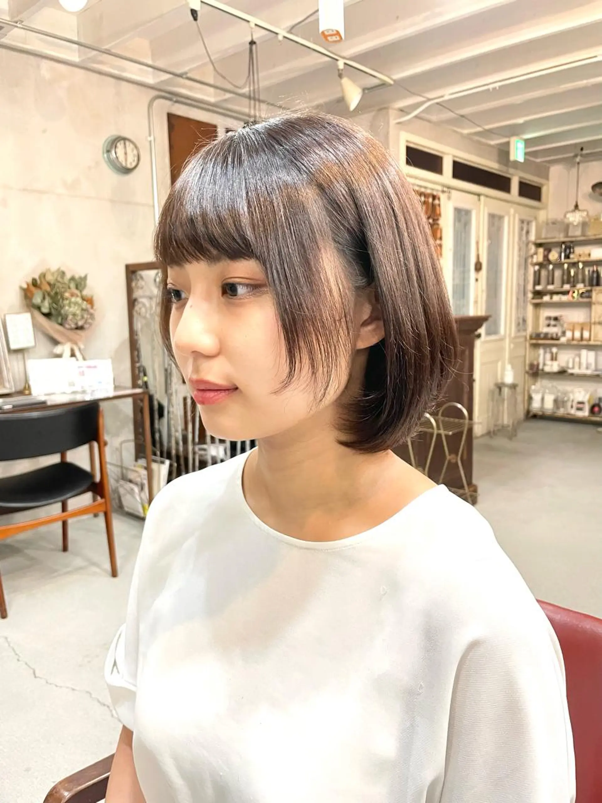 ショート カラー 岡田 恭明のヘアスタイル