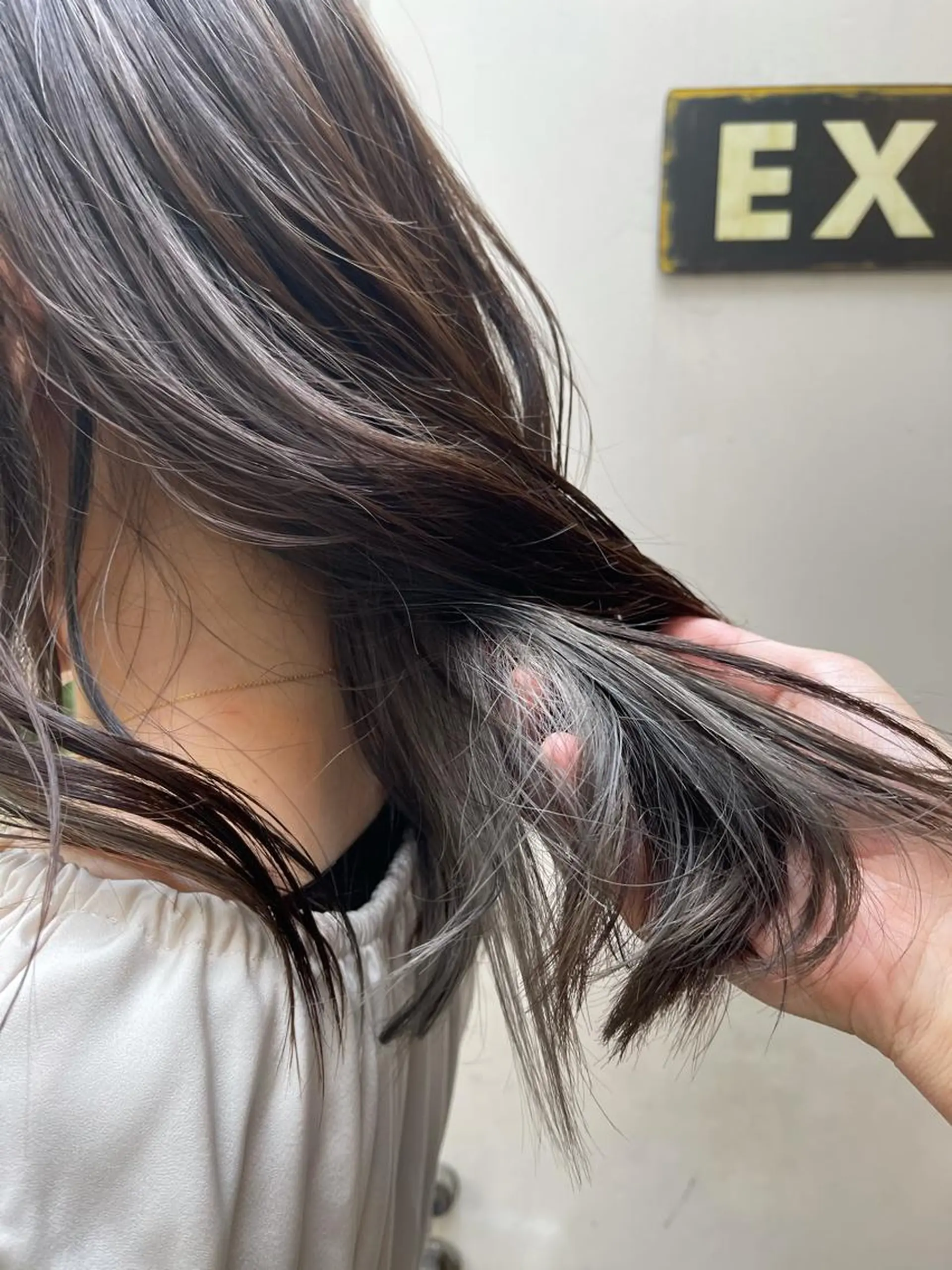 ショート カラー サイエンスアクア/艶 髪/レイヤー/清水のヘアスタイル