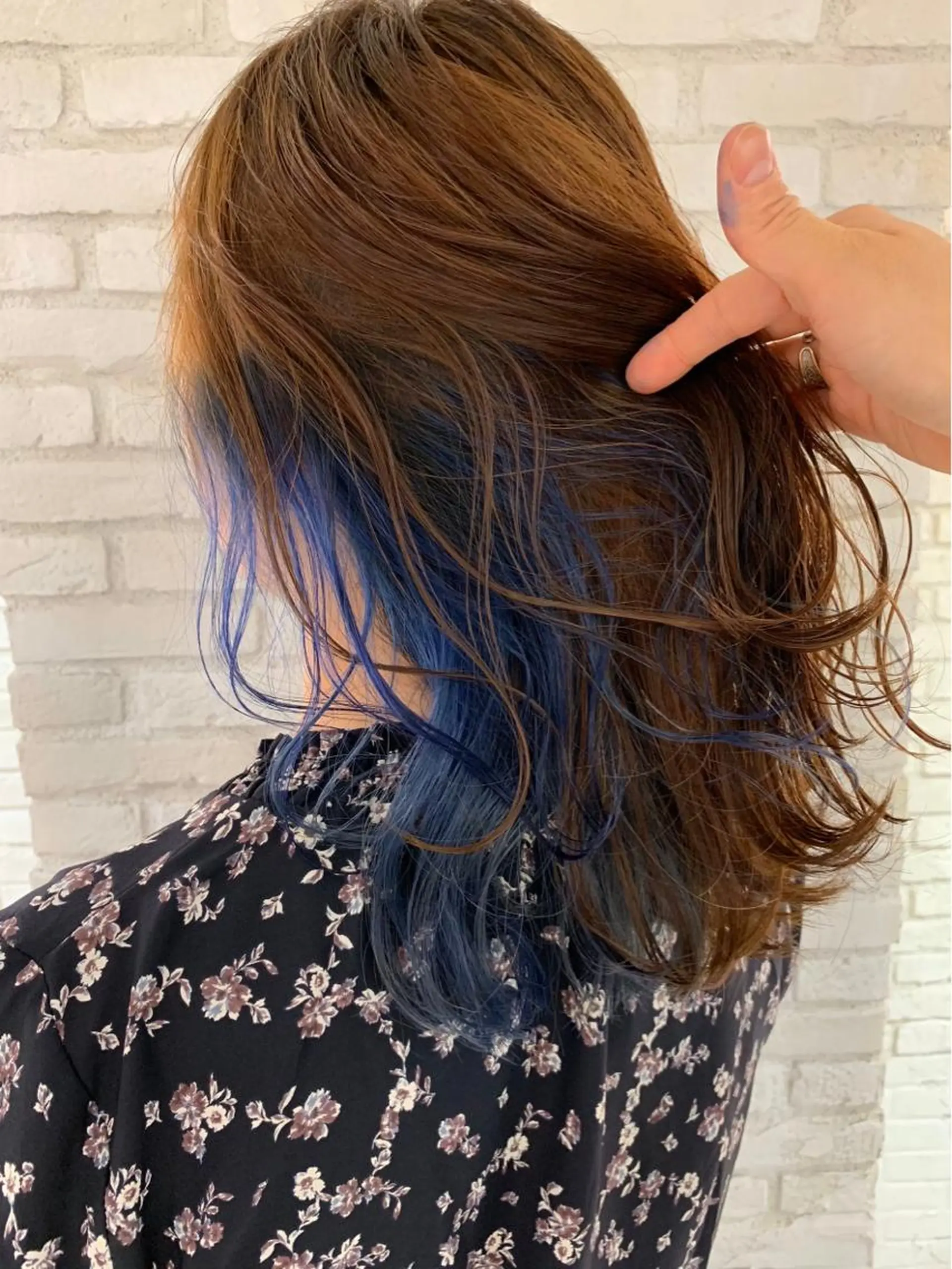 セミロング ヘアカラー トリートメント ダブルカラー /垣尾颯大のヘアスタイル